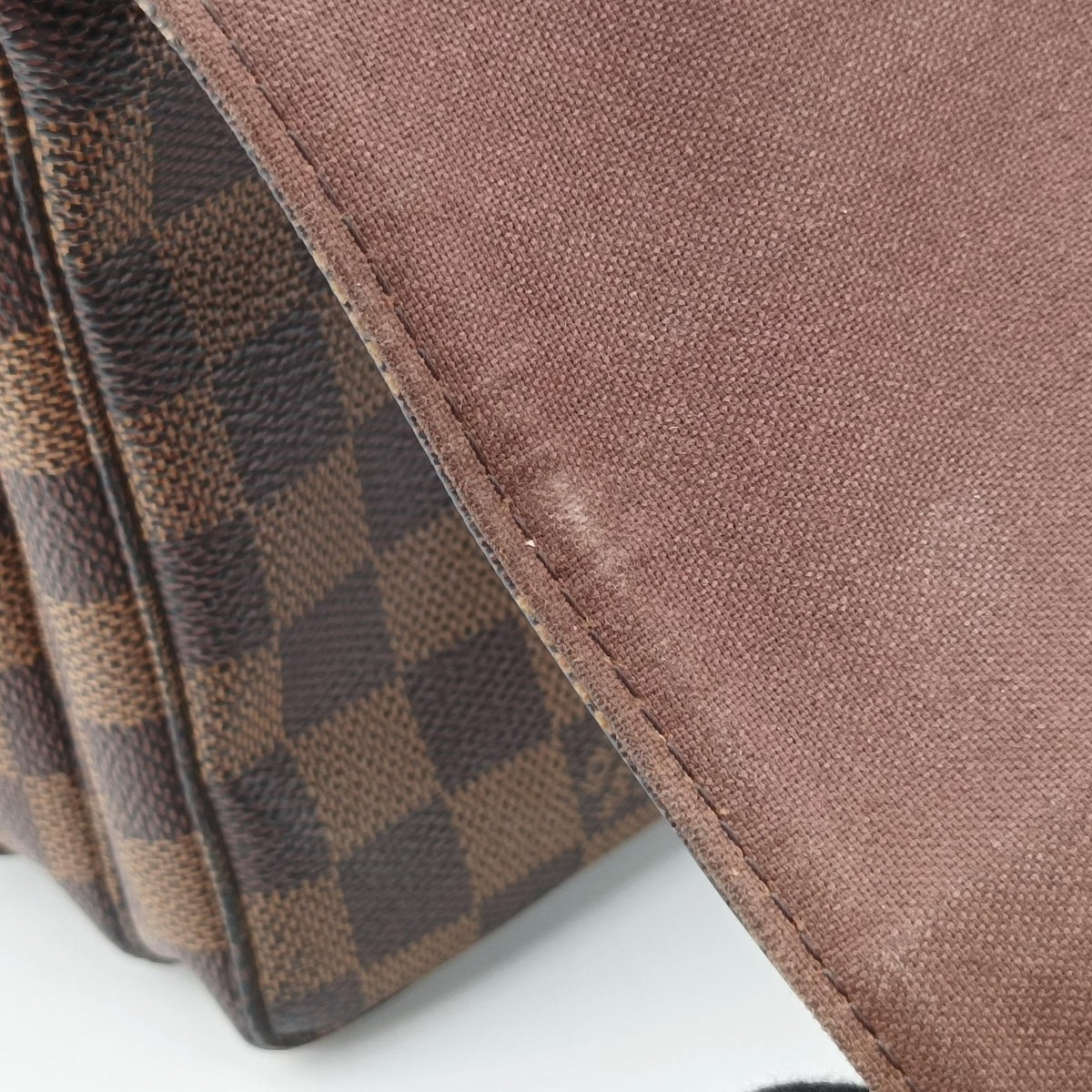 Pre-owned Louis Vuitton NAVIGLIO EBENE Damier Canvas N45255 shoulderbag | stylenewstar