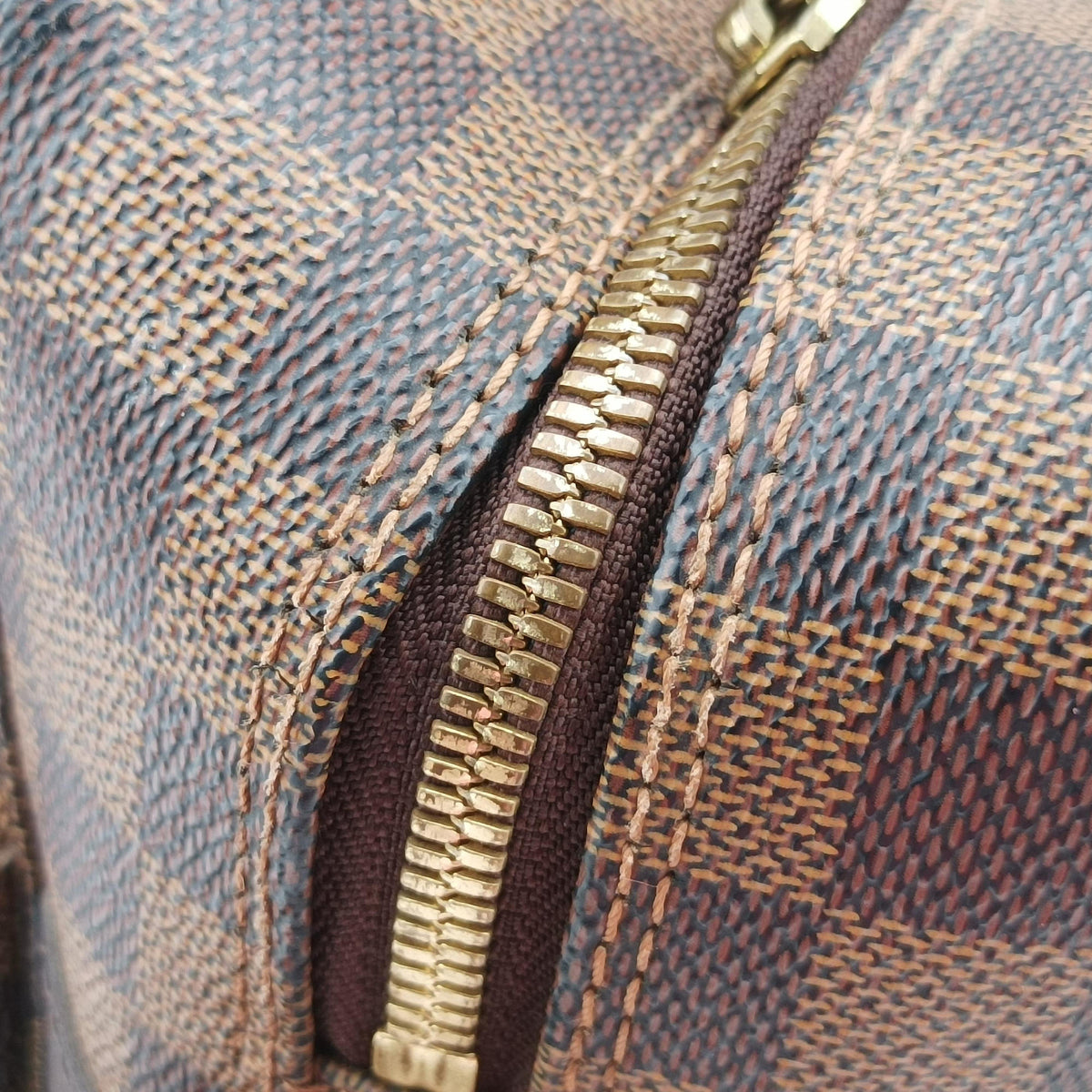 Secondhand Louis Vuitton NAVIGLIO EBENE Damier Canvas N45255 shoulderbag | stylenewstar