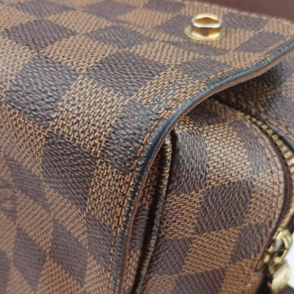 Secondhand Louis Vuitton NAVIGLIO EBENE Damier Canvas N45255 shoulderbag | stylenewstar
