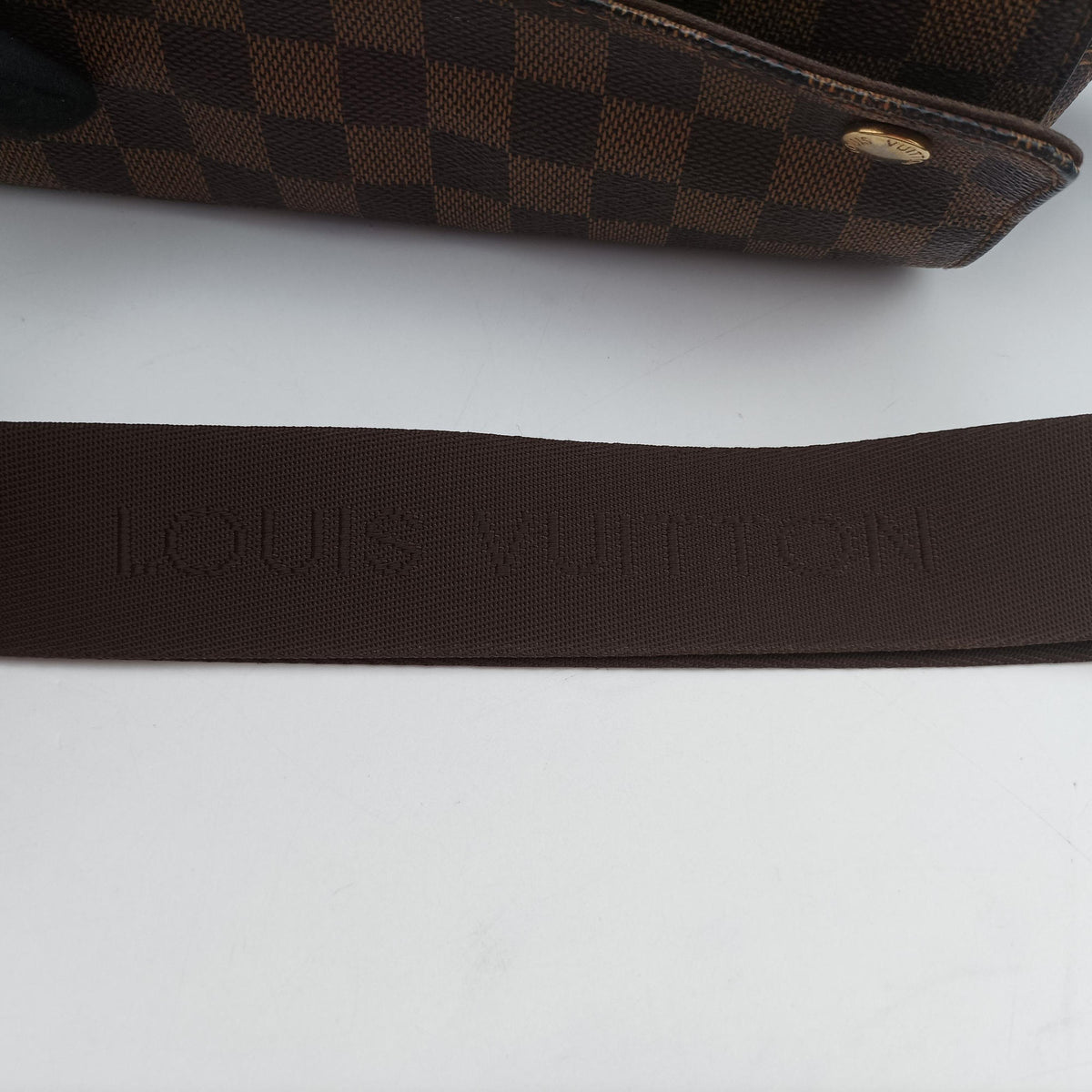 Secondhand Louis Vuitton NAVIGLIO EBENE Damier Canvas N45255 shoulderbag | stylenewstar