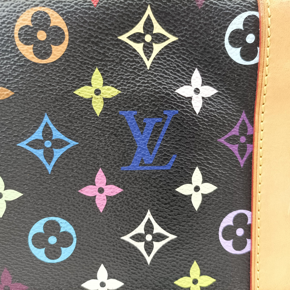 Pre-owned Louis Vuitton PRISCILLA Noir Monogram Multicolor M40097 handbag | stylenewstar