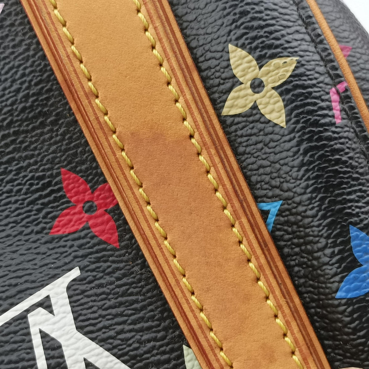 Pre-owned Louis Vuitton PRISCILLA Noir Monogram Multicolor M40097 handbag | stylenewstar