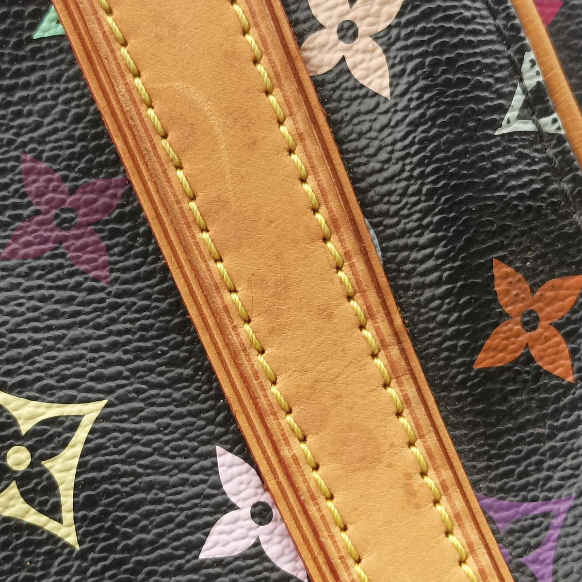 Pre-owned Louis Vuitton PRISCILLA Noir Monogram Multicolor M40097 handbag | stylenewstar