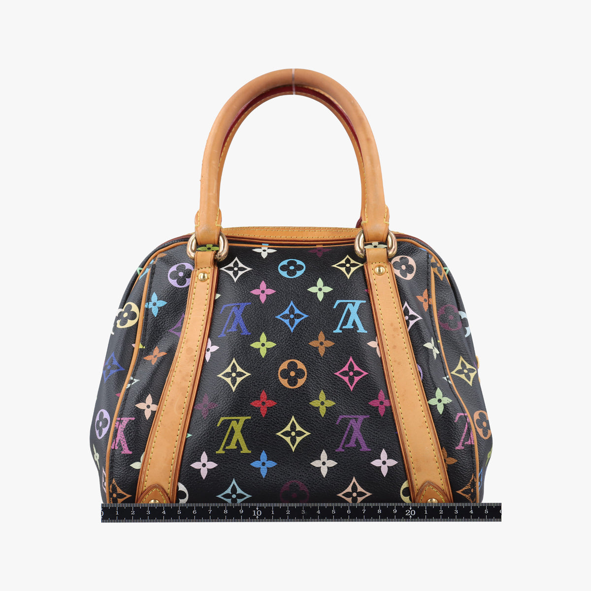 Pre-owned Louis Vuitton PRISCILLA Noir Monogram Multicolor M40097 handbag | stylenewstar