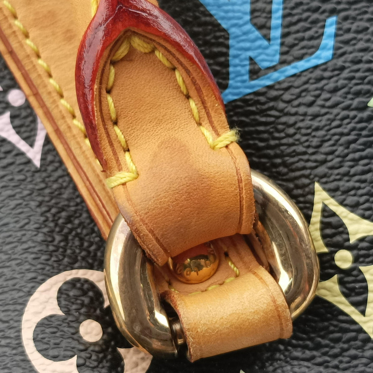 Pre-owned Louis Vuitton PRISCILLA Noir Monogram Multicolor M40097 handbag | stylenewstar