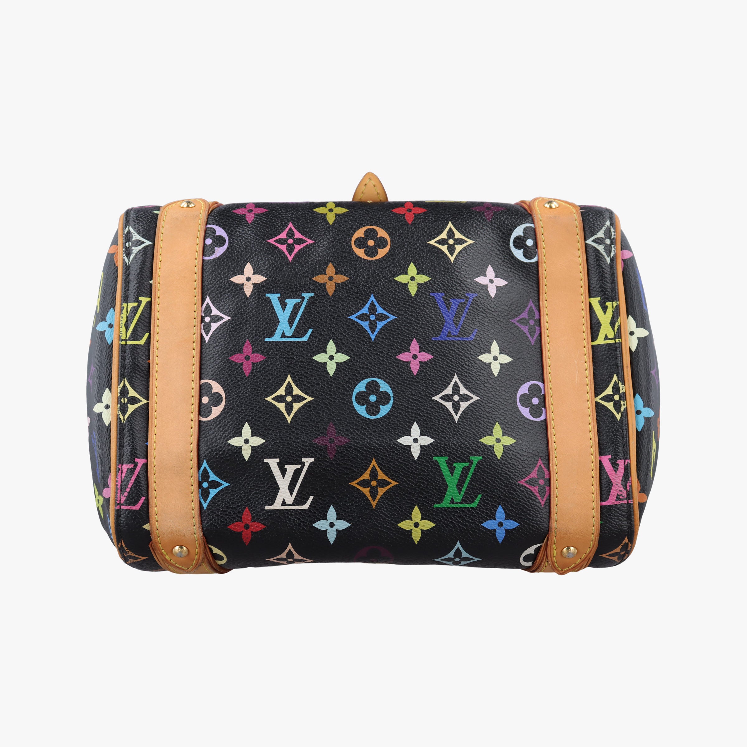 Pre-owned Louis Vuitton PRISCILLA Noir Monogram Multicolor M40097 handbag | stylenewstar