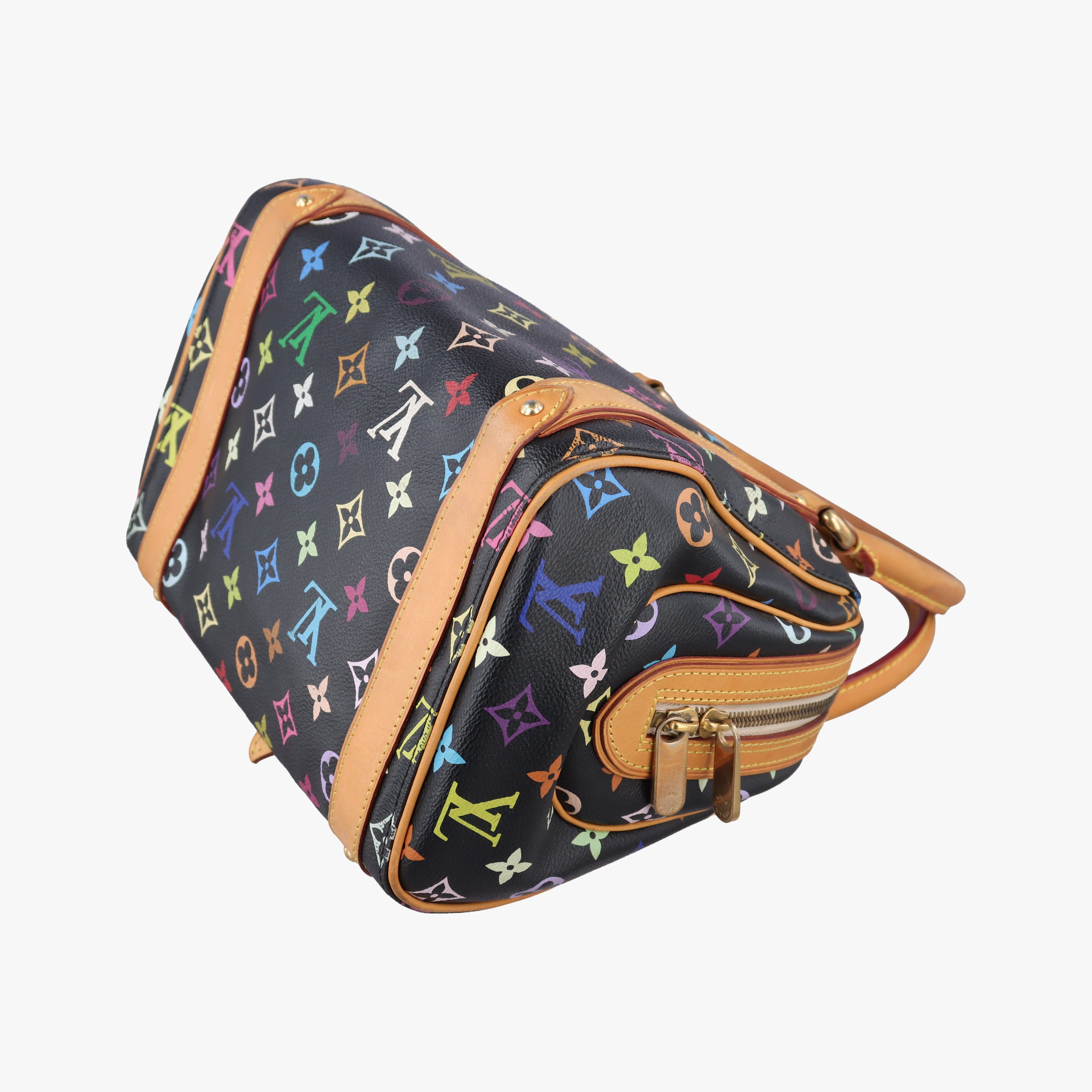 Pre-owned Louis Vuitton PRISCILLA Noir Monogram Multicolor M40097 handbag | stylenewstar