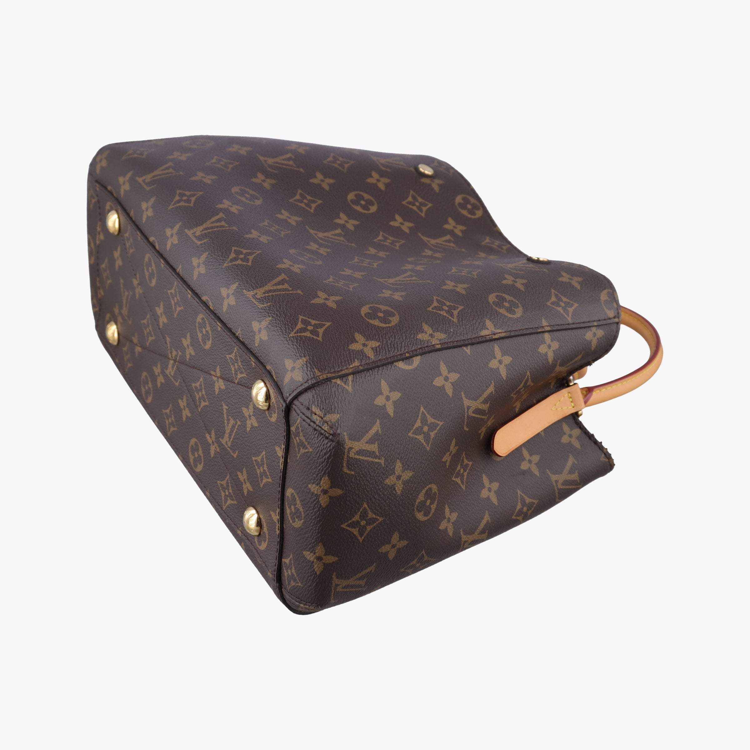 Pre-owned Louis Vuitton MONTAIGNE MM Brown Monogram Canvas M41056 shoulderbag | stylenewstar