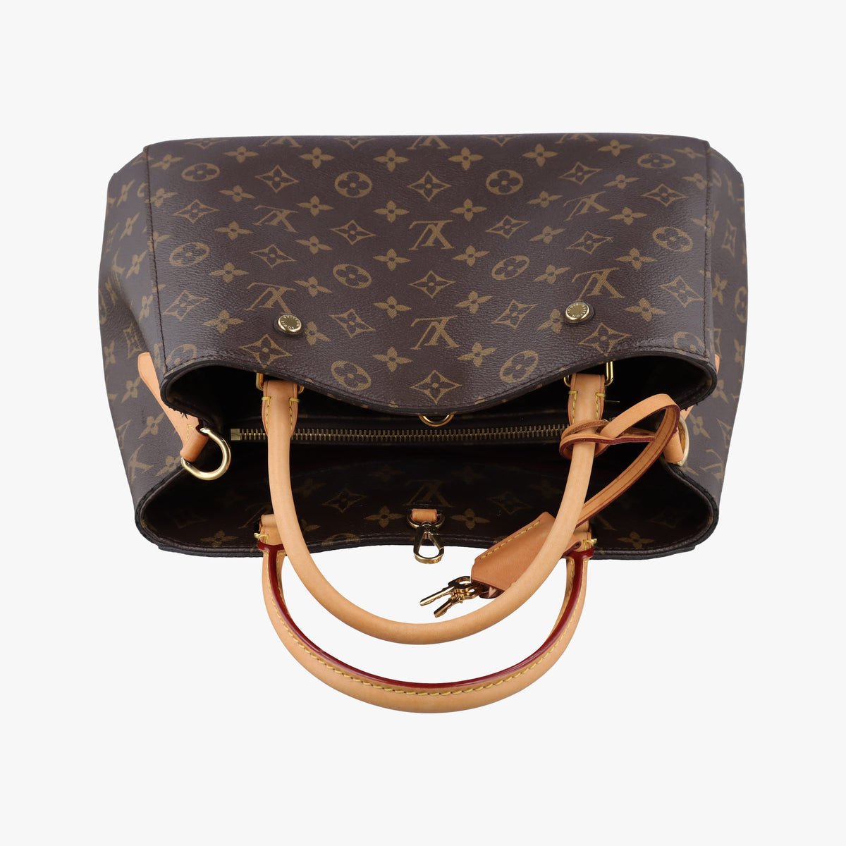 Pre-owned Louis Vuitton MONTAIGNE MM Brown Monogram Canvas M41056 shoulderbag | stylenewstar