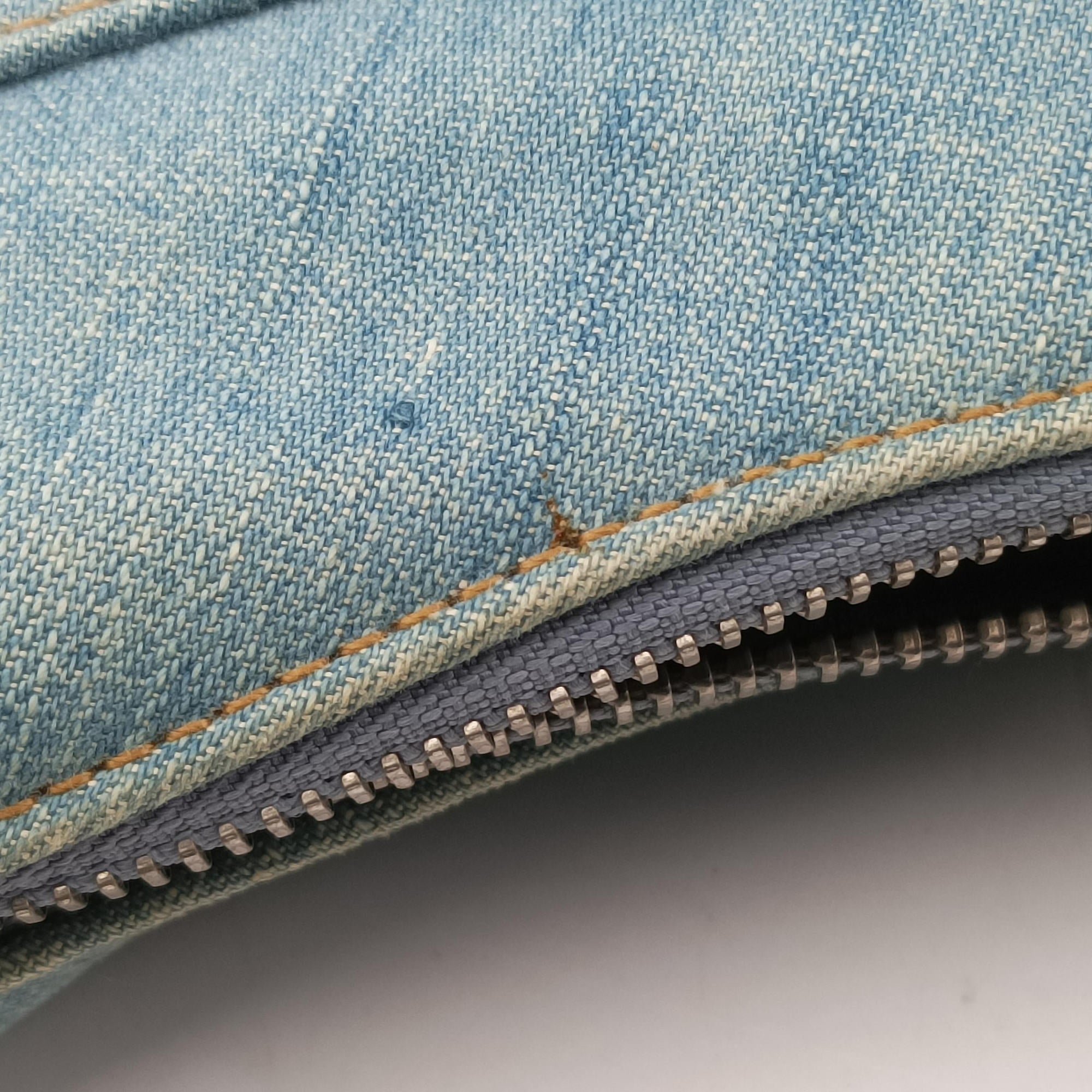 Pre-owned Christian Dior Admit It Blue denim  shoulderbag | stylenewstar