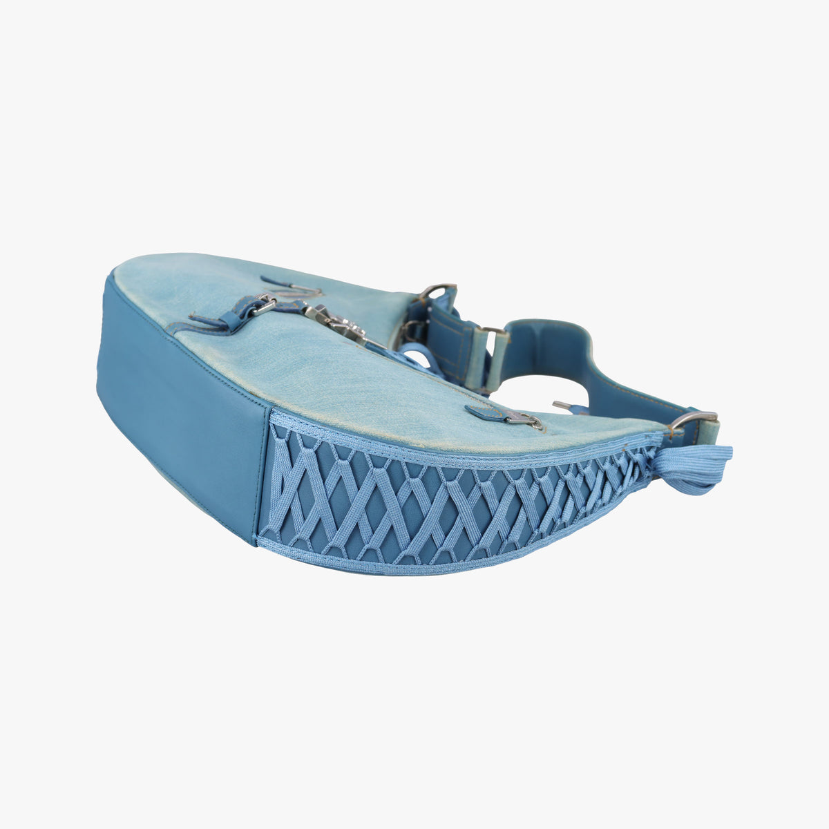 Secondhand Christian Dior Admit It Blue denim  shoulderbag | stylenewstar
