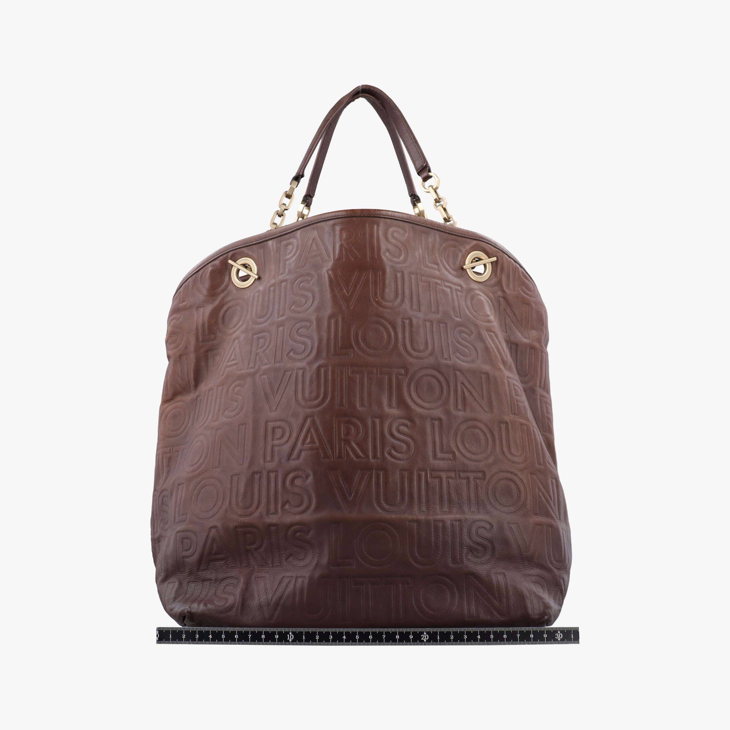 Vintage Louis Vuitton Whisper Moka Monogram Paris Souple Leather M95828 shoulderbag | stylenewstar