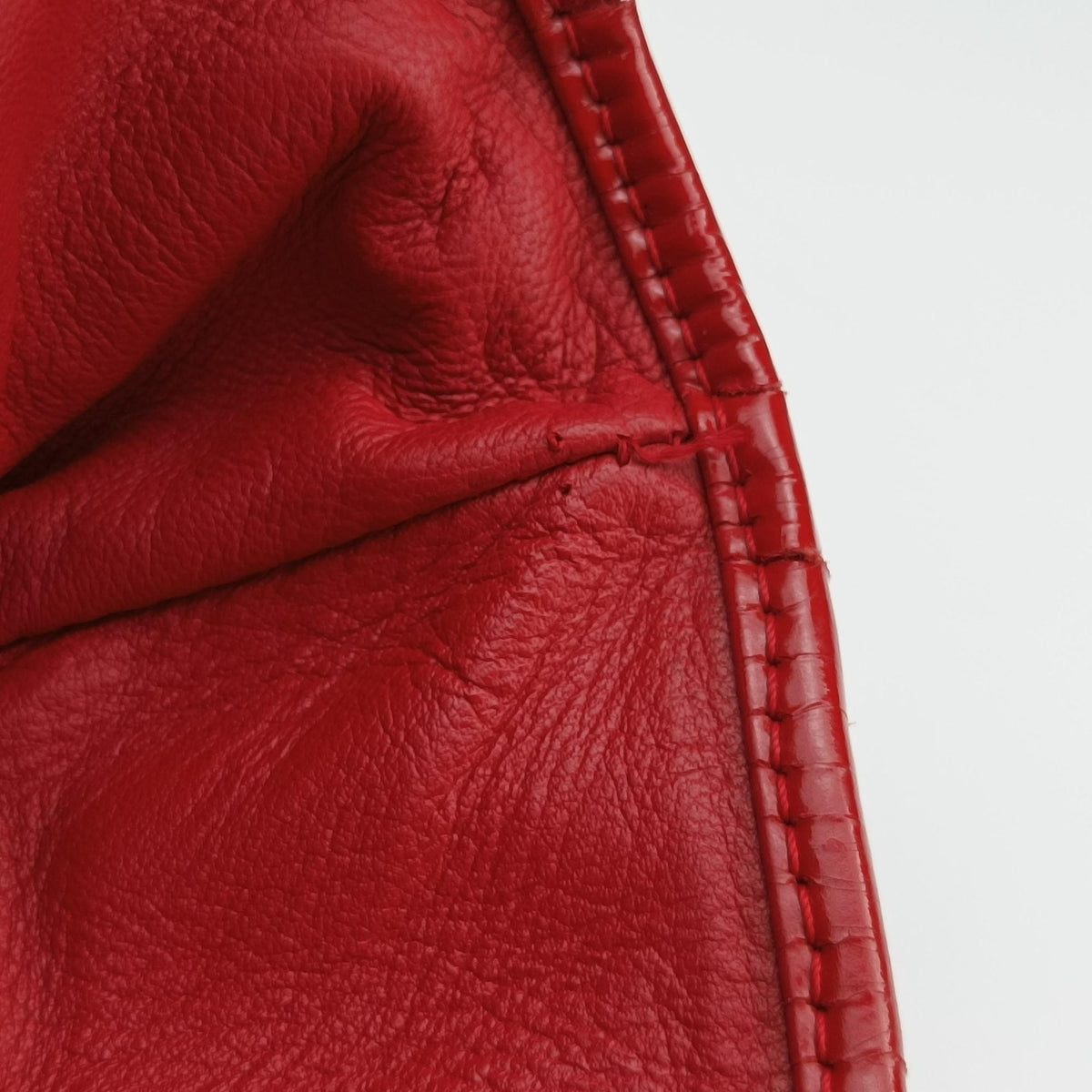 Vintage Christian Dior Soft Lady Dior INTRECCIATO Tote Red lambskin  shoulderbag | stylenewstar