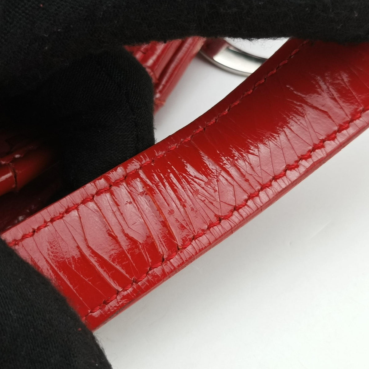 Vintage Christian Dior Soft Lady Dior INTRECCIATO Tote Red lambskin  shoulderbag | stylenewstar