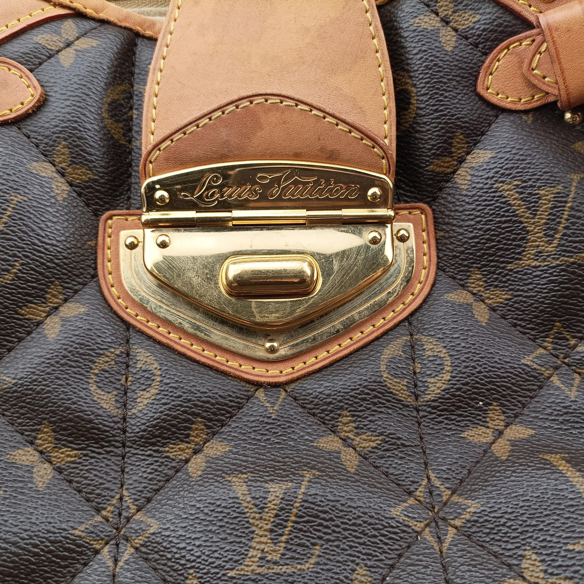 Pre-owned Louis Vuitton shopper Brown Monogram Etoile M41434 handbag | stylenewstar