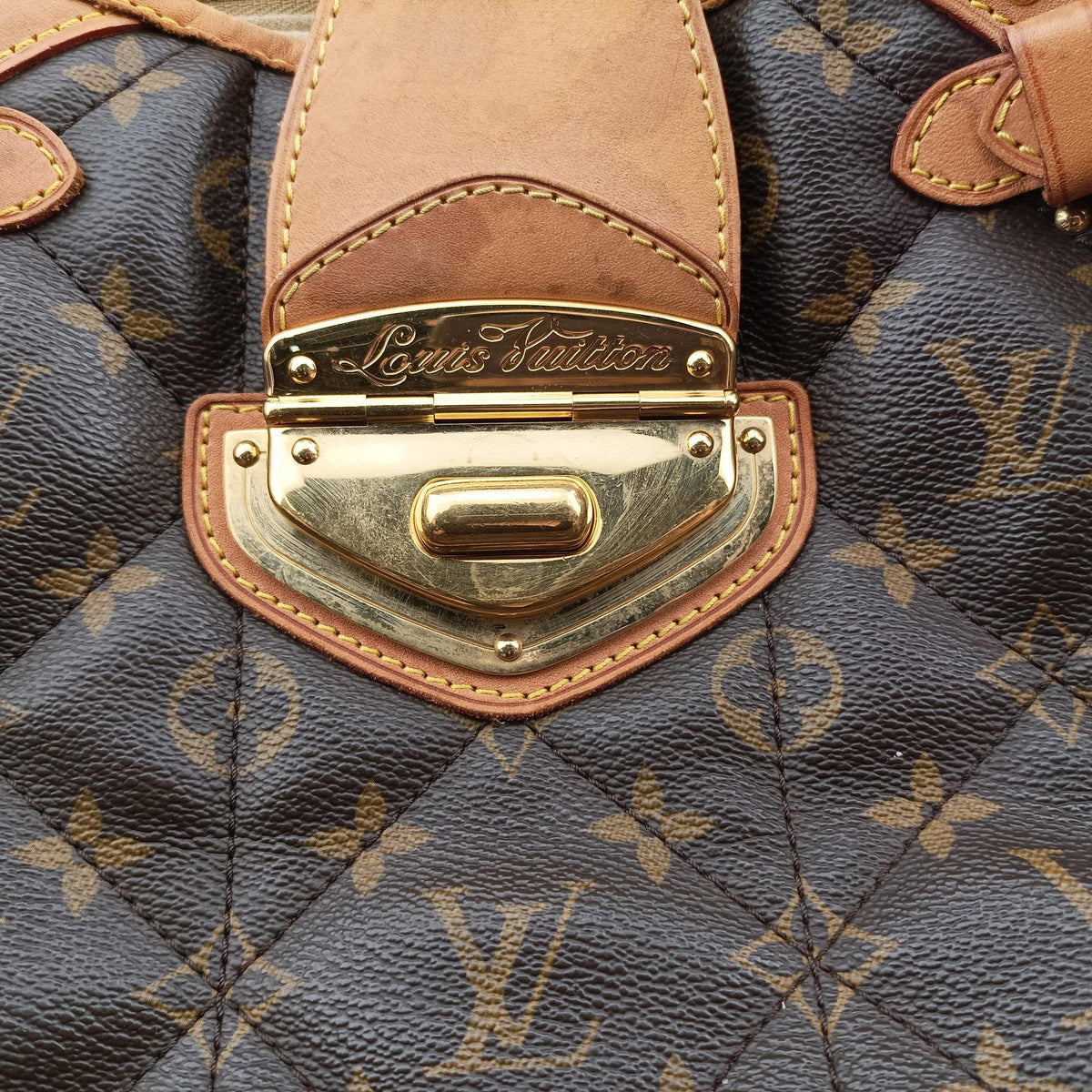 Pre-owned Louis Vuitton shopper Brown Monogram Etoile M41434 handbag | stylenewstar