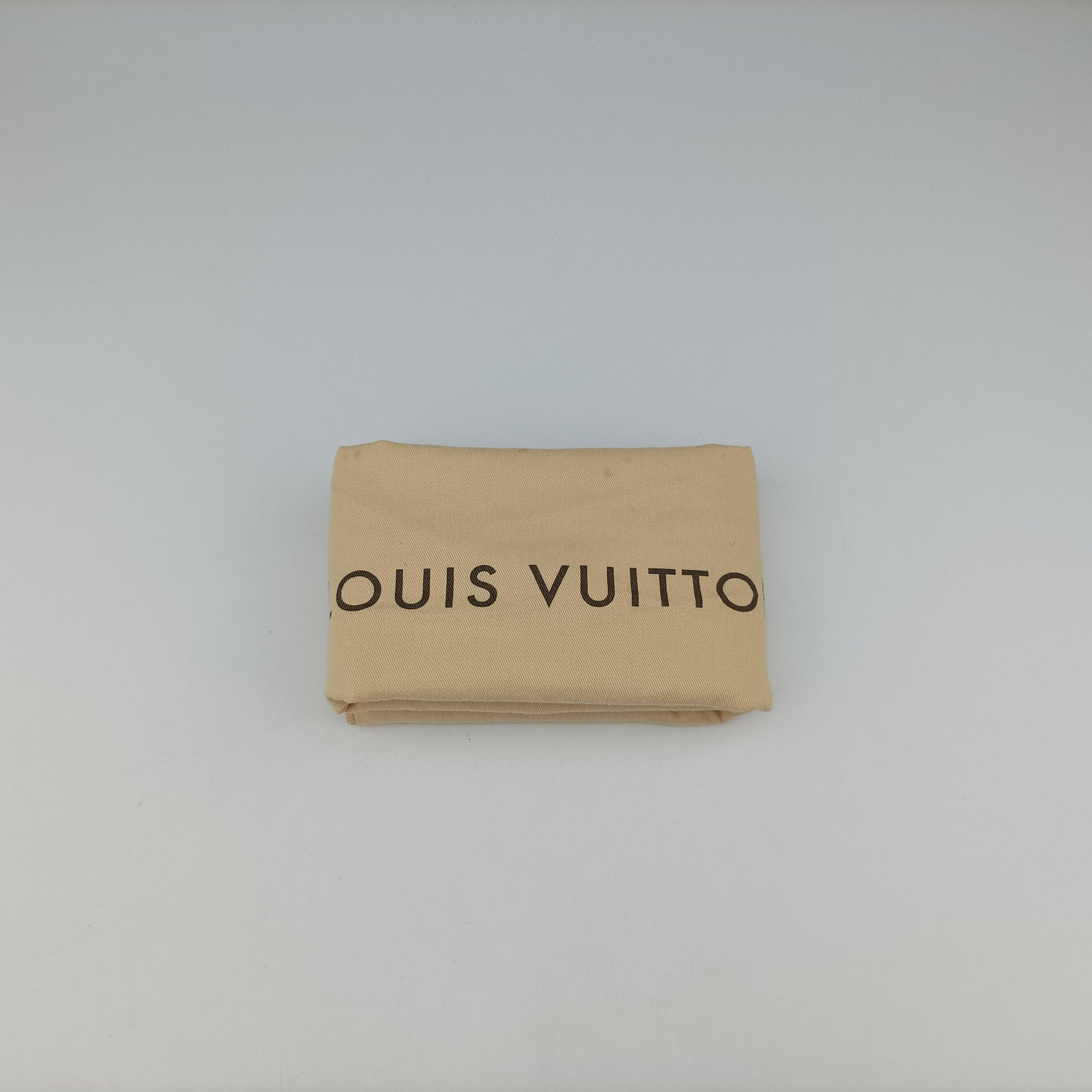 Pre-owned Louis Vuitton PALLAS Chain Brown×CERISE Monogram Canvas×calf leather M41201 shoulderbag | stylenewstar