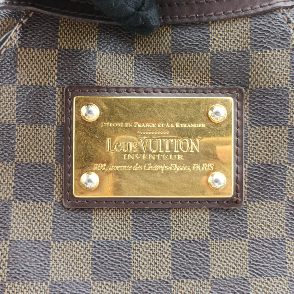 Pre-owned Louis Vuitton Thames GM EBENE Damier Canvas N48181 shoulderbag | stylenewstar
