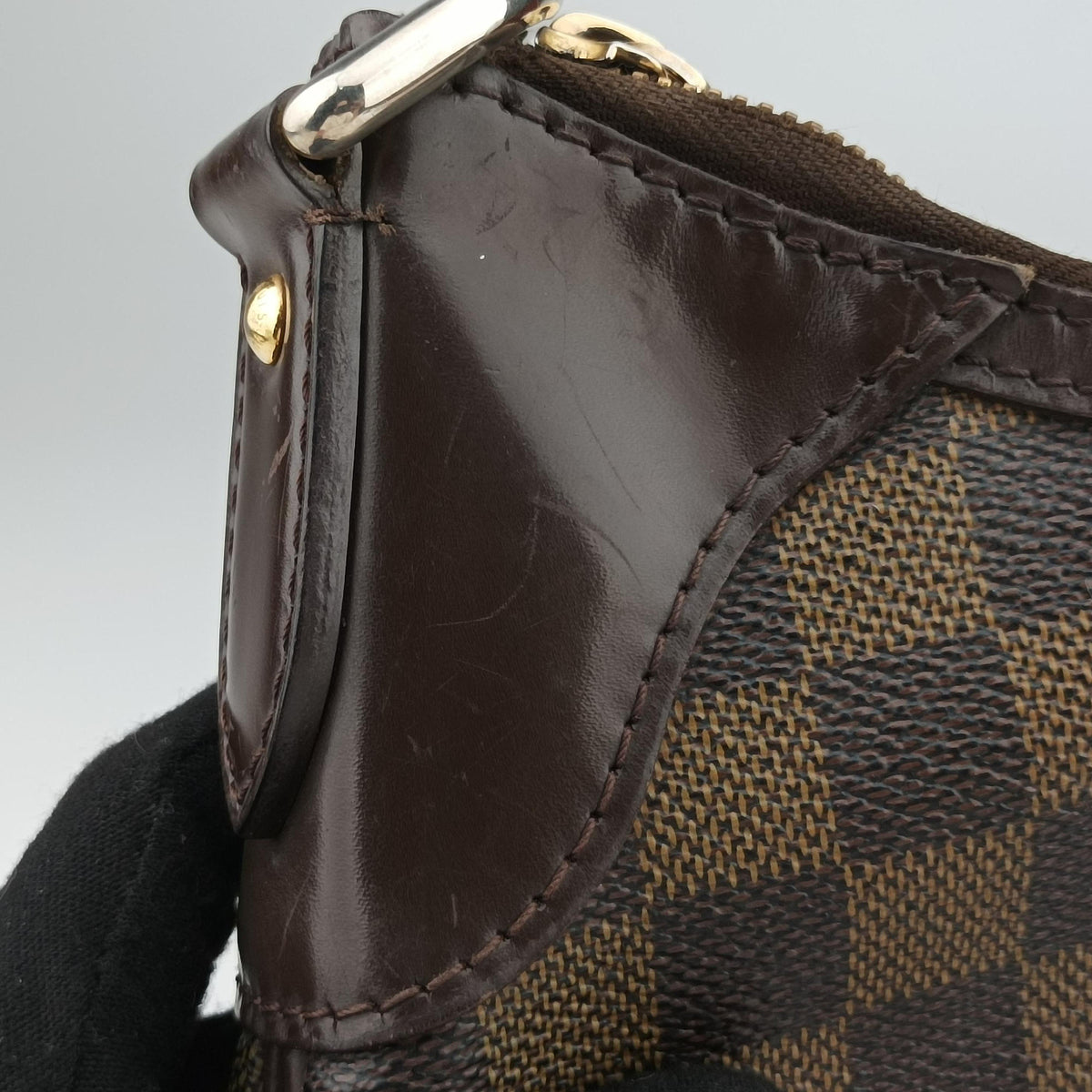 Pre-owned Louis Vuitton Thames GM EBENE Damier Canvas N48181 shoulderbag | stylenewstar
