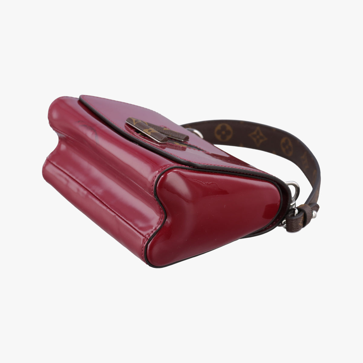 Pre-owned Louis Vuitton Twist PM Rouge Vernis M50319 shoulderbag | stylenewstar