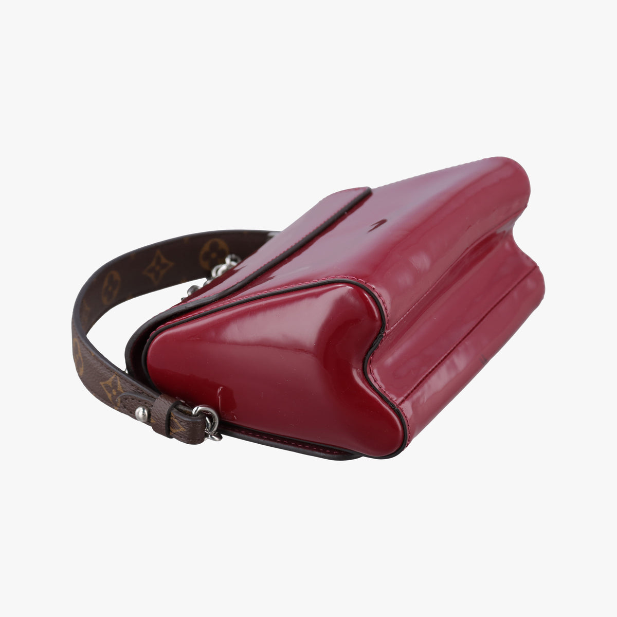 Pre-owned Louis Vuitton Twist PM Rouge Vernis M50319 shoulderbag | stylenewstar