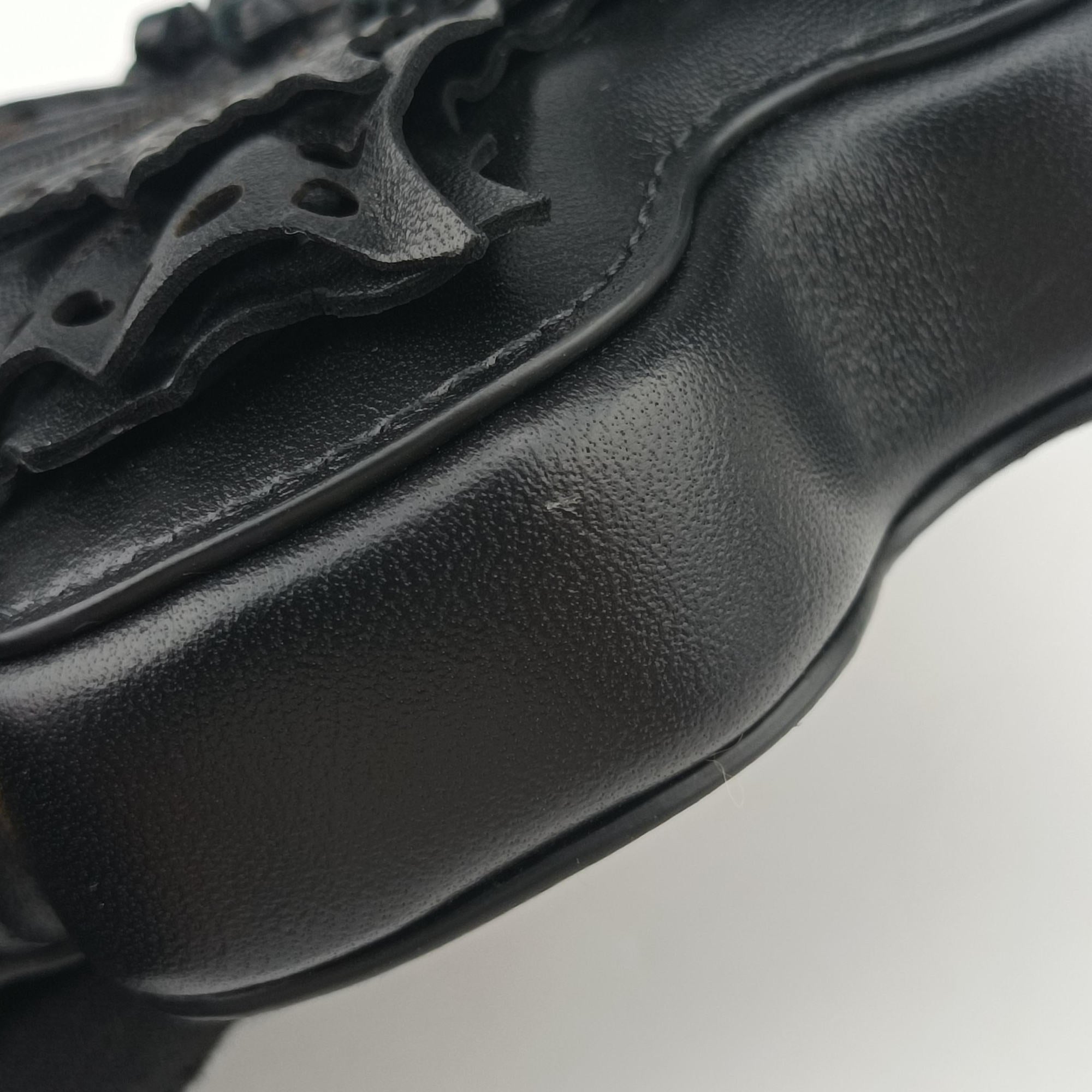 Pre-owned Christian Dior 30 Montaigne Removable Black Lambskin  bum bag/waist bag | stylenewstar