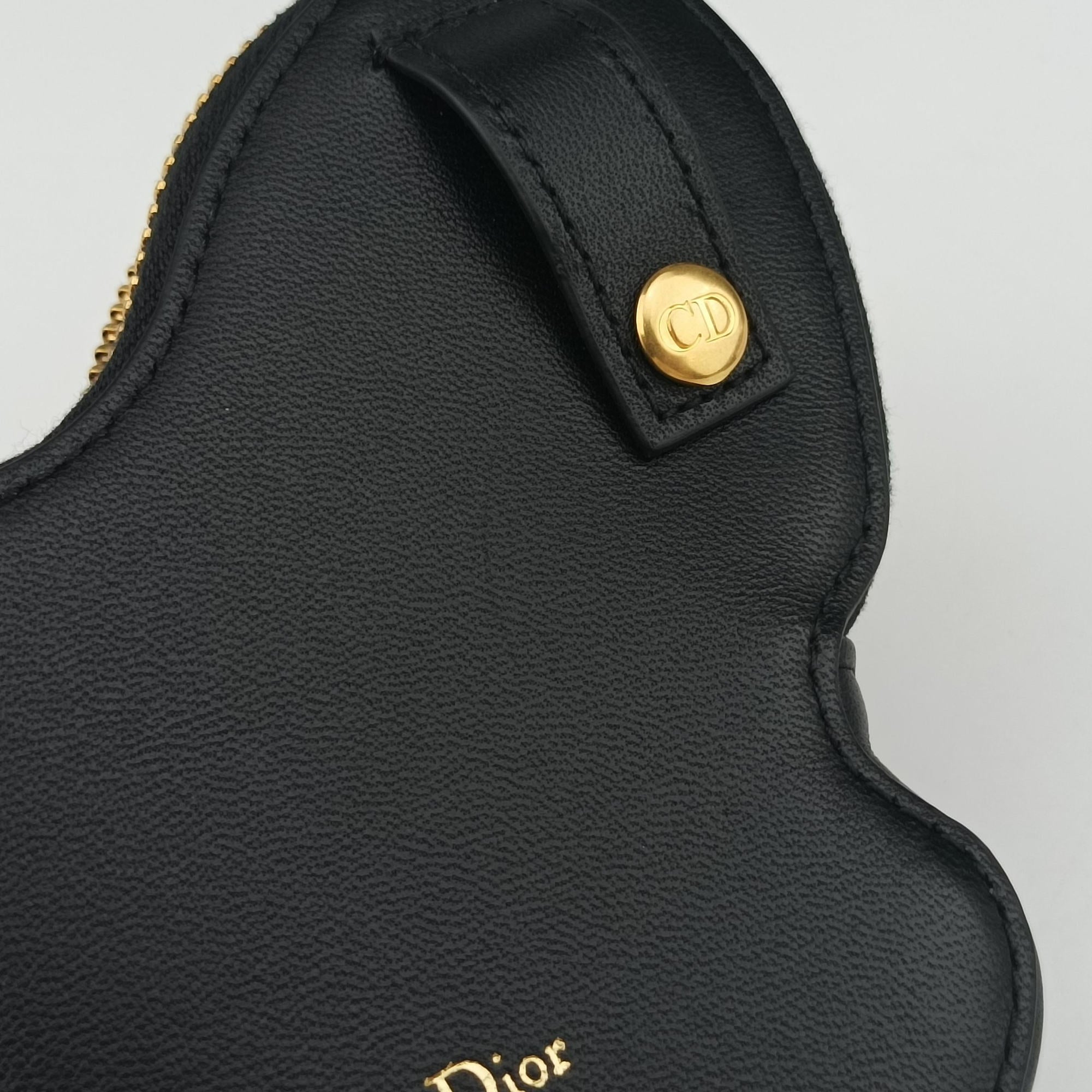 Pre-owned Christian Dior 30 Montaigne Removable Black Lambskin  bum bag/waist bag | stylenewstar
