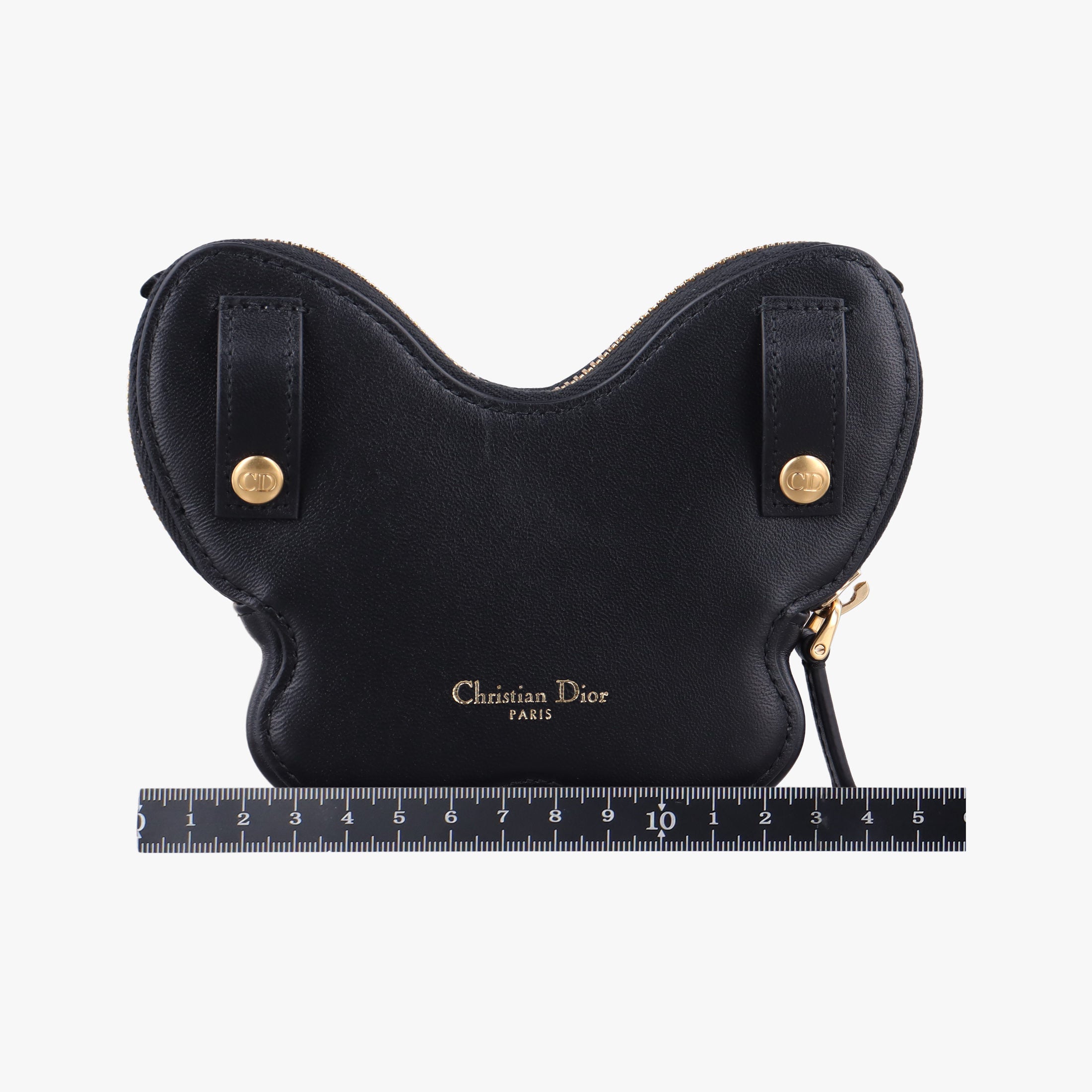 Pre-owned Christian Dior 30 Montaigne Removable Black Lambskin  bum bag/waist bag | stylenewstar