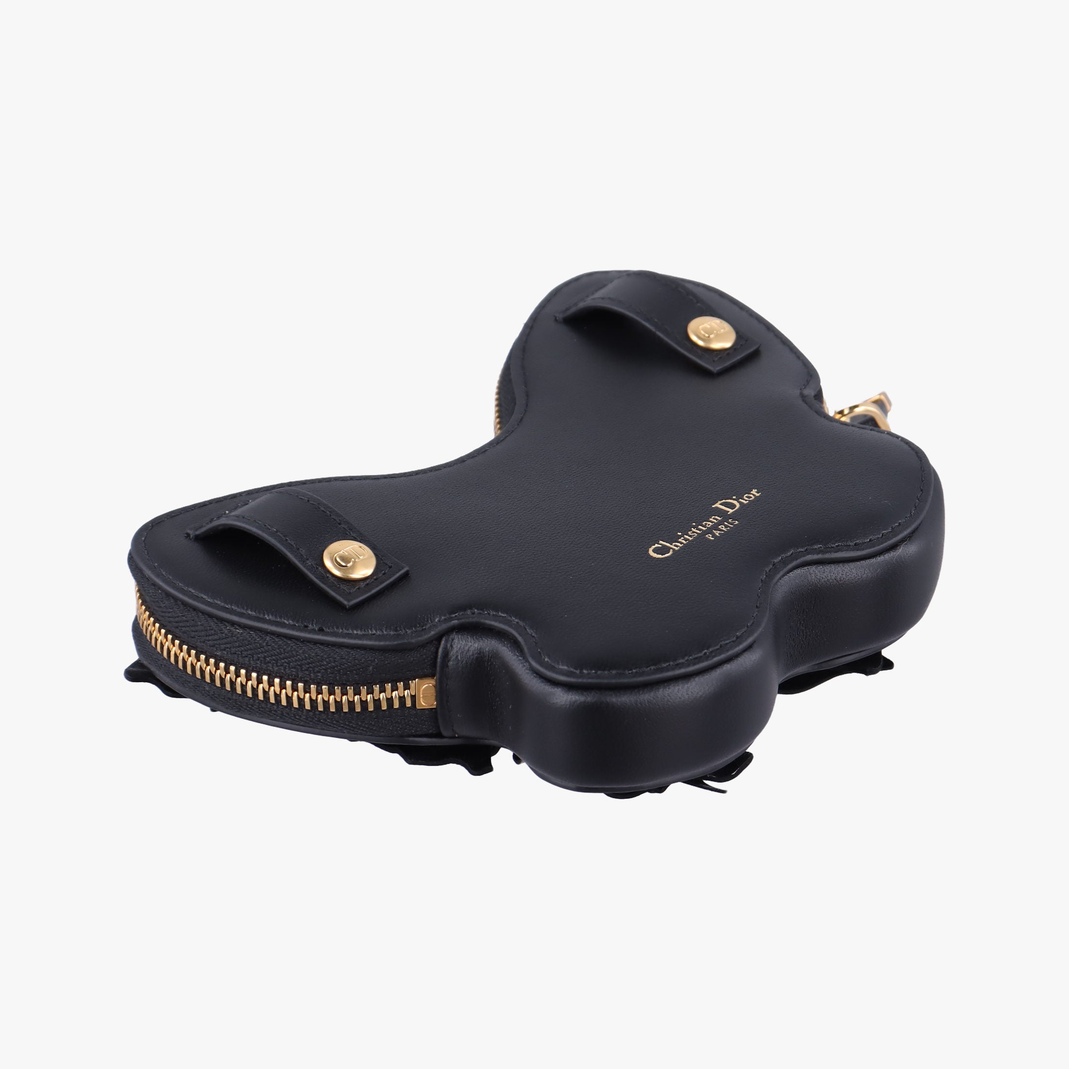 Pre-owned Christian Dior 30 Montaigne Removable Black Lambskin  bum bag/waist bag | stylenewstar