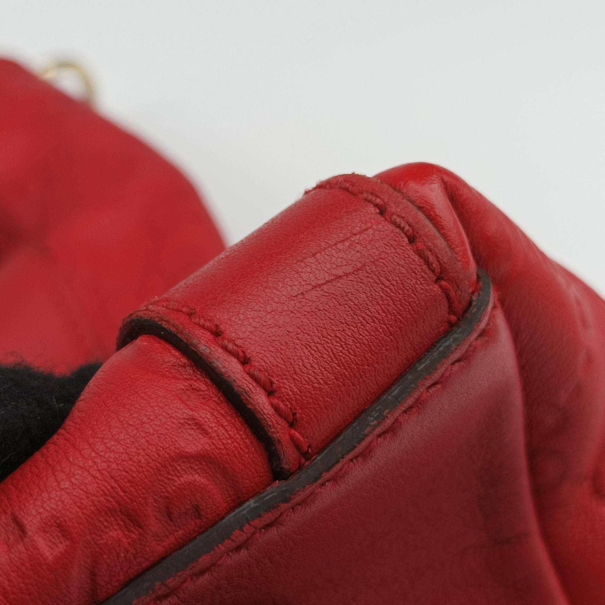 Secondhand Gucci Miss GG Top Handle Red Leather 323675 shoulderbag | stylenewstar
