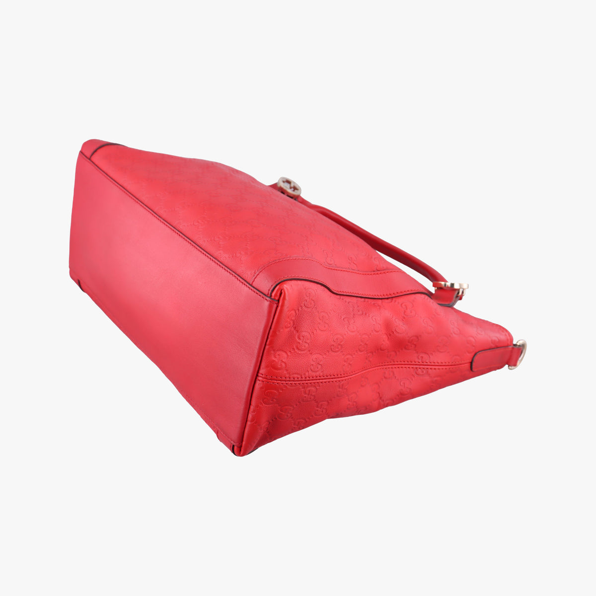 Secondhand Gucci Miss GG Top Handle Red Leather 323675 shoulderbag | stylenewstar