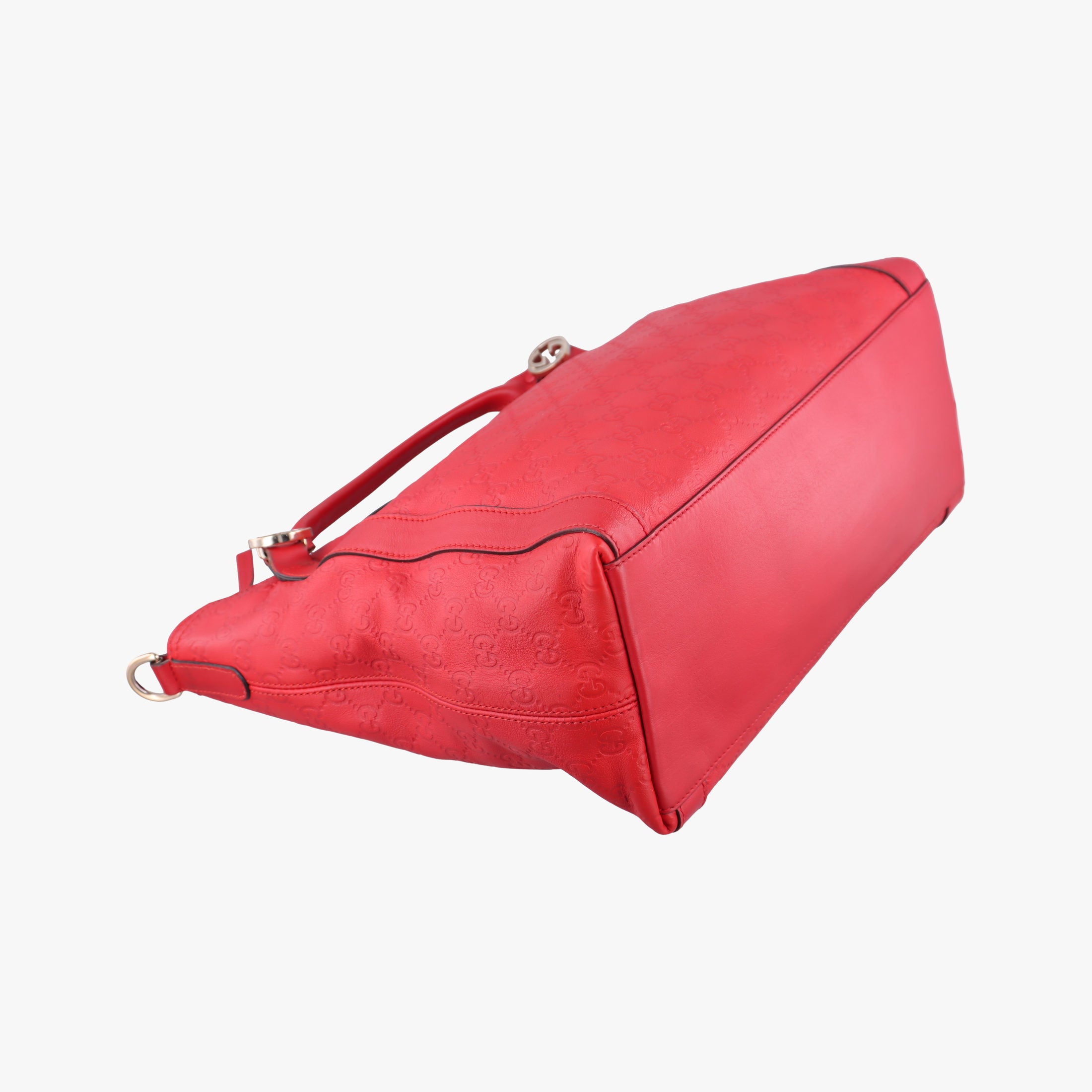 Secondhand Gucci Miss GG Top Handle Red Leather 323675 shoulderbag | stylenewstar