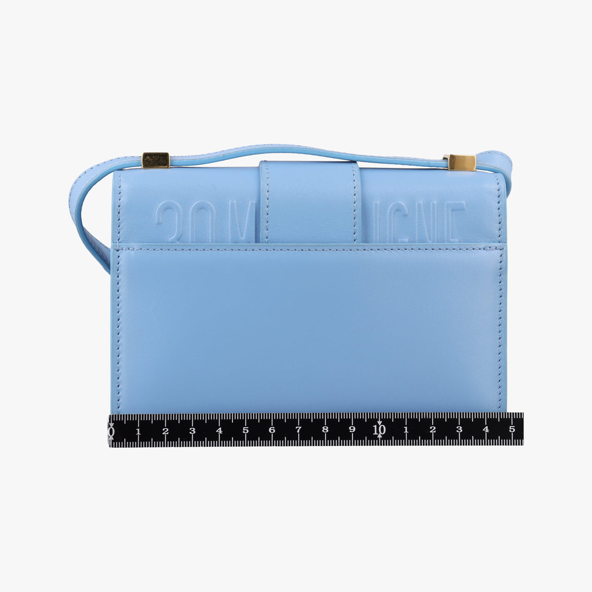 Vintage Christian Dior 30 Montaigne Blue Leather  shoulderbag | stylenewstar
