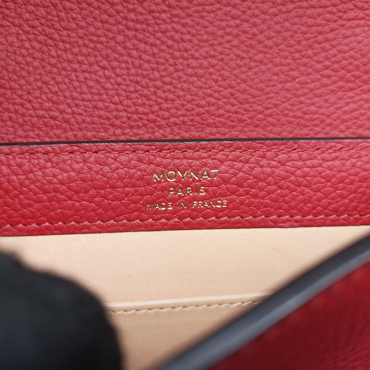 Pre-owned Moynat Legenne PM Red leather  shoulderbag | stylenewstar