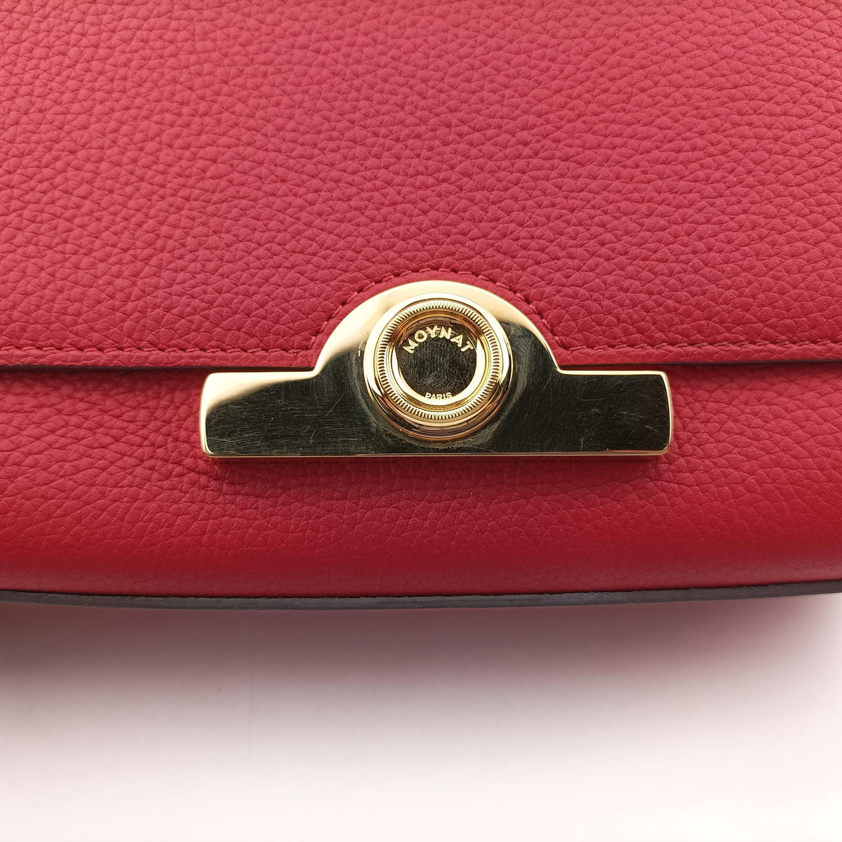 Pre-owned Moynat Legenne PM Red leather  shoulderbag | stylenewstar