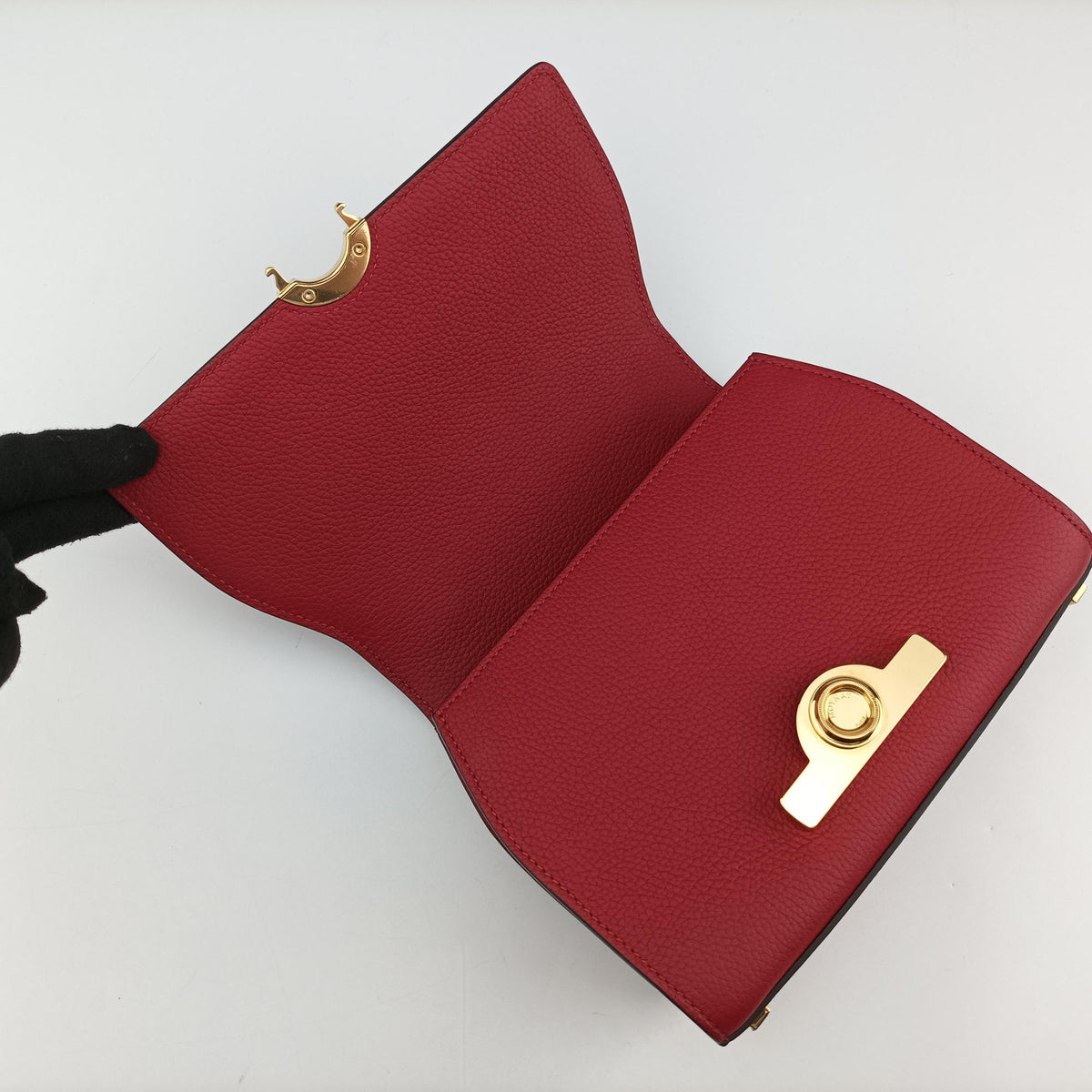 Pre-owned Moynat Legenne PM Red leather  shoulderbag | stylenewstar
