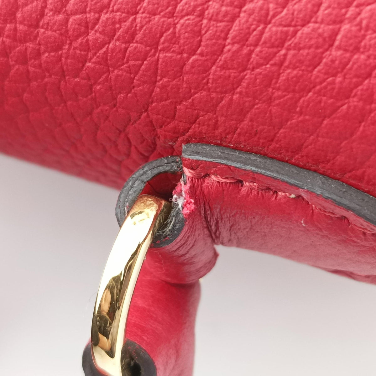 Pre-owned Moynat Legenne PM Red leather  shoulderbag | stylenewstar