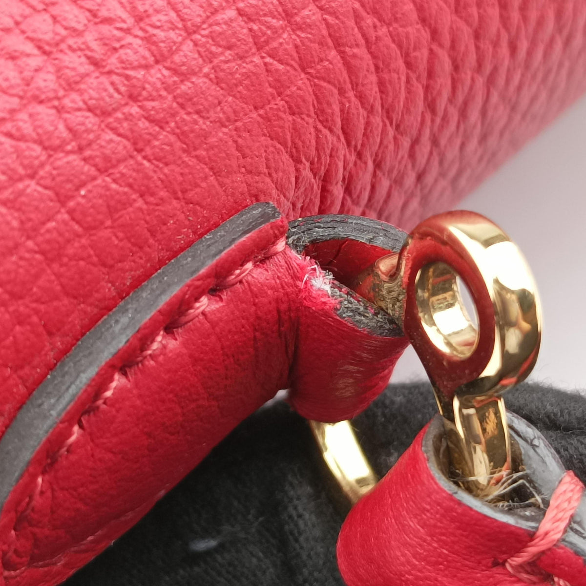 Pre-owned Moynat Legenne PM Red leather  shoulderbag | stylenewstar