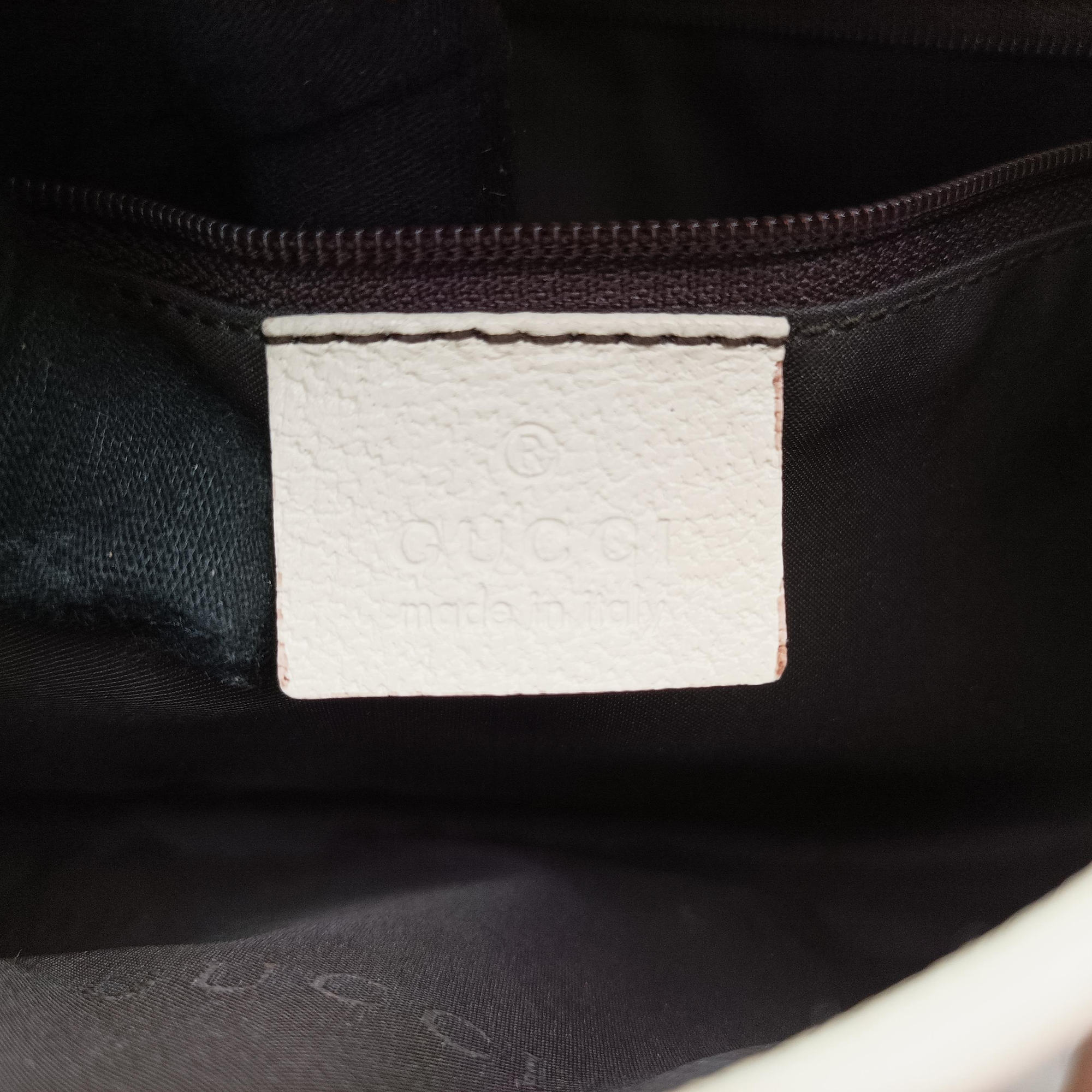 Secondhand Gucci Hobo White× Beige Canvas × Leather 001.38 shoulderbag | stylenewstar