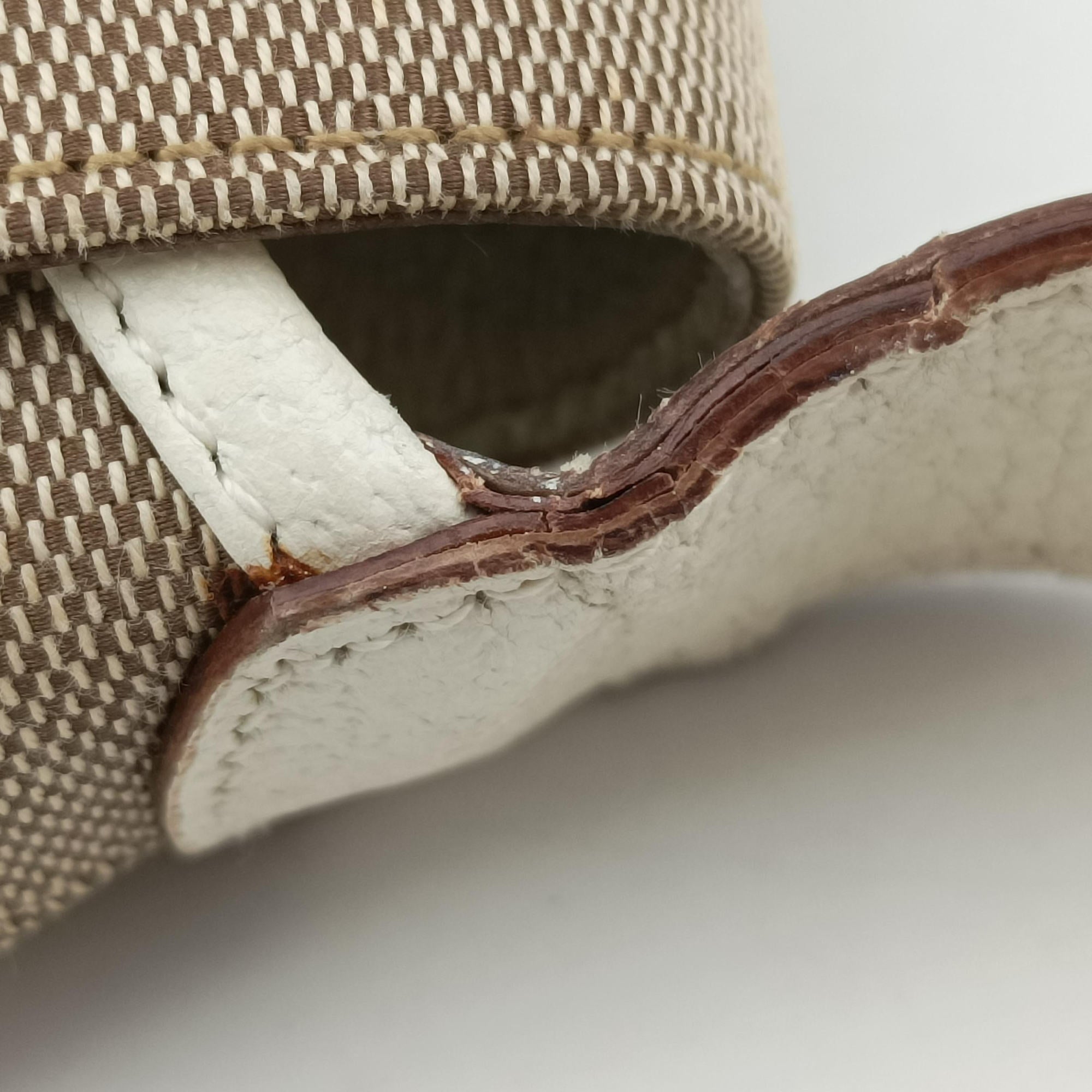 Secondhand Gucci Hobo White× Beige Canvas × Leather 001.38 shoulderbag | stylenewstar