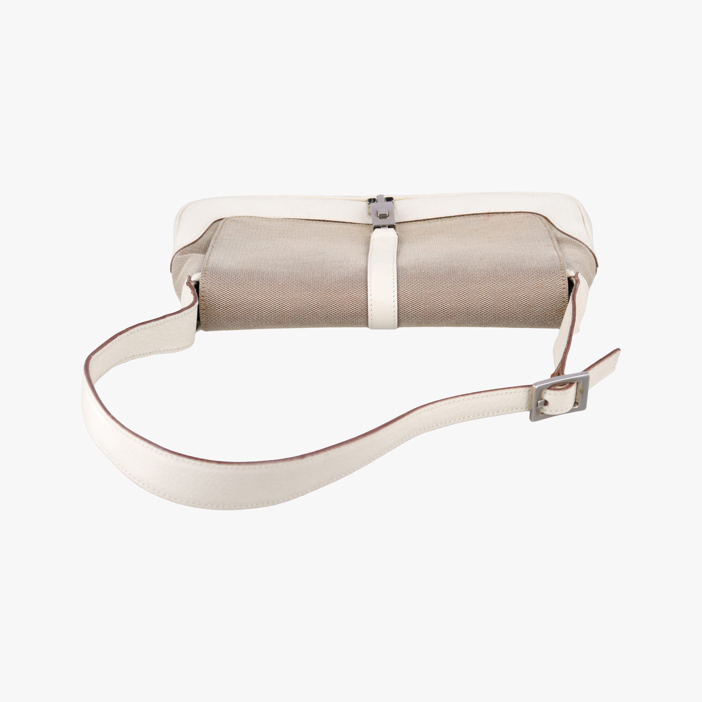 Secondhand Gucci Hobo White× Beige Canvas × Leather 001.38 shoulderbag | stylenewstar