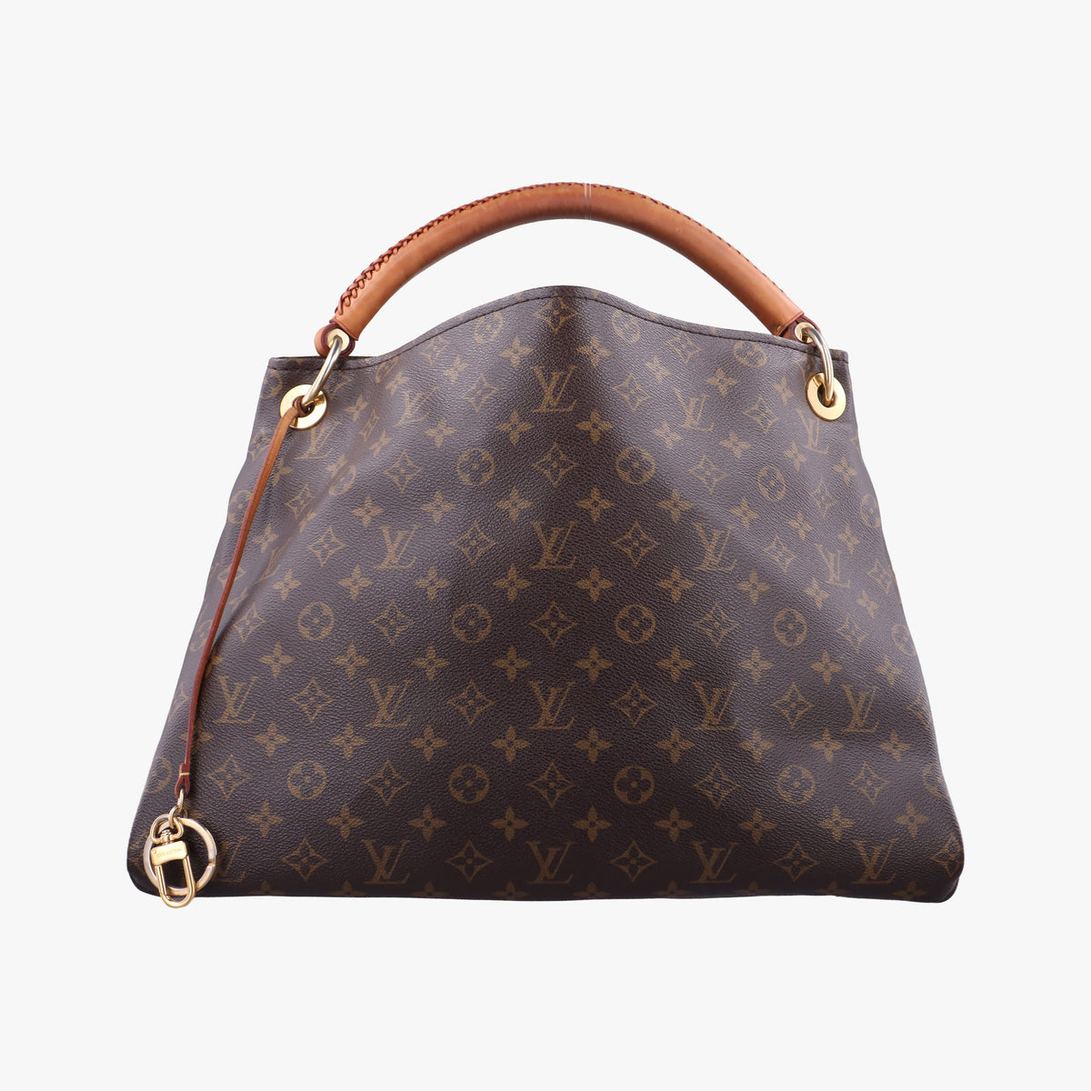 Pre-owned Louis Vuitton ARTSY MM BROWN Monogram Canvas M40249 handbag | stylenewstar