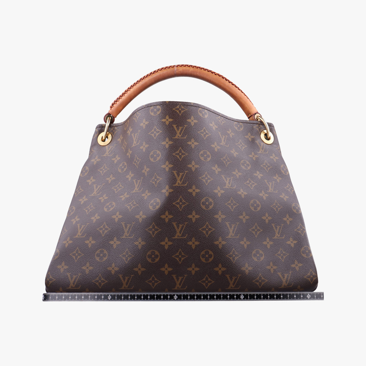 Pre-owned Louis Vuitton ARTSY MM BROWN Monogram Canvas M40249 handbag | stylenewstar