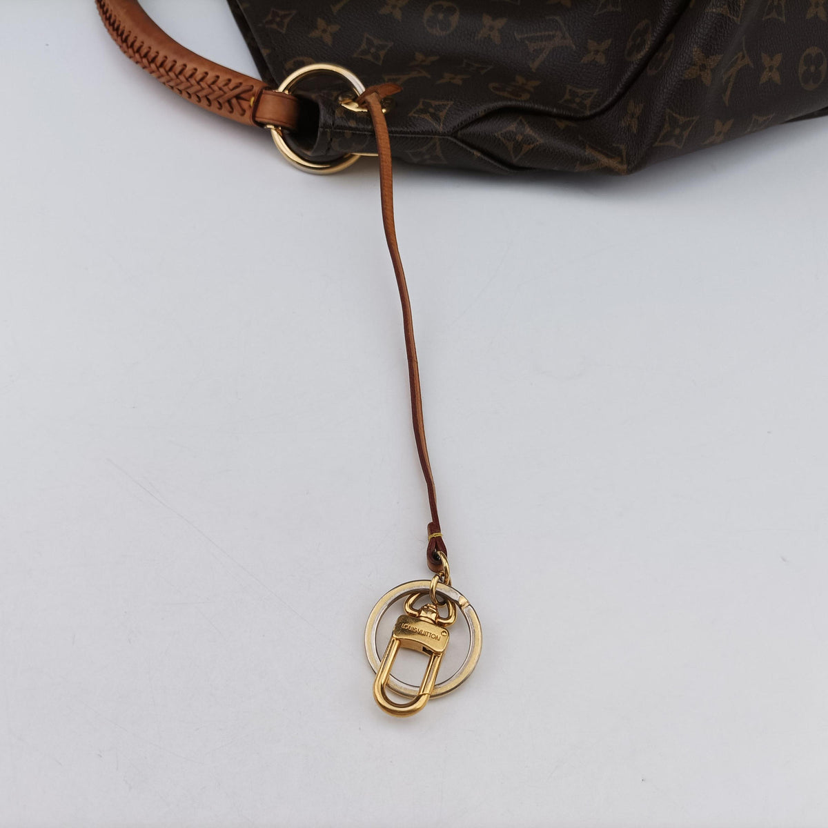 Pre-owned Louis Vuitton ARTSY MM BROWN Monogram Canvas M40249 handbag | stylenewstar