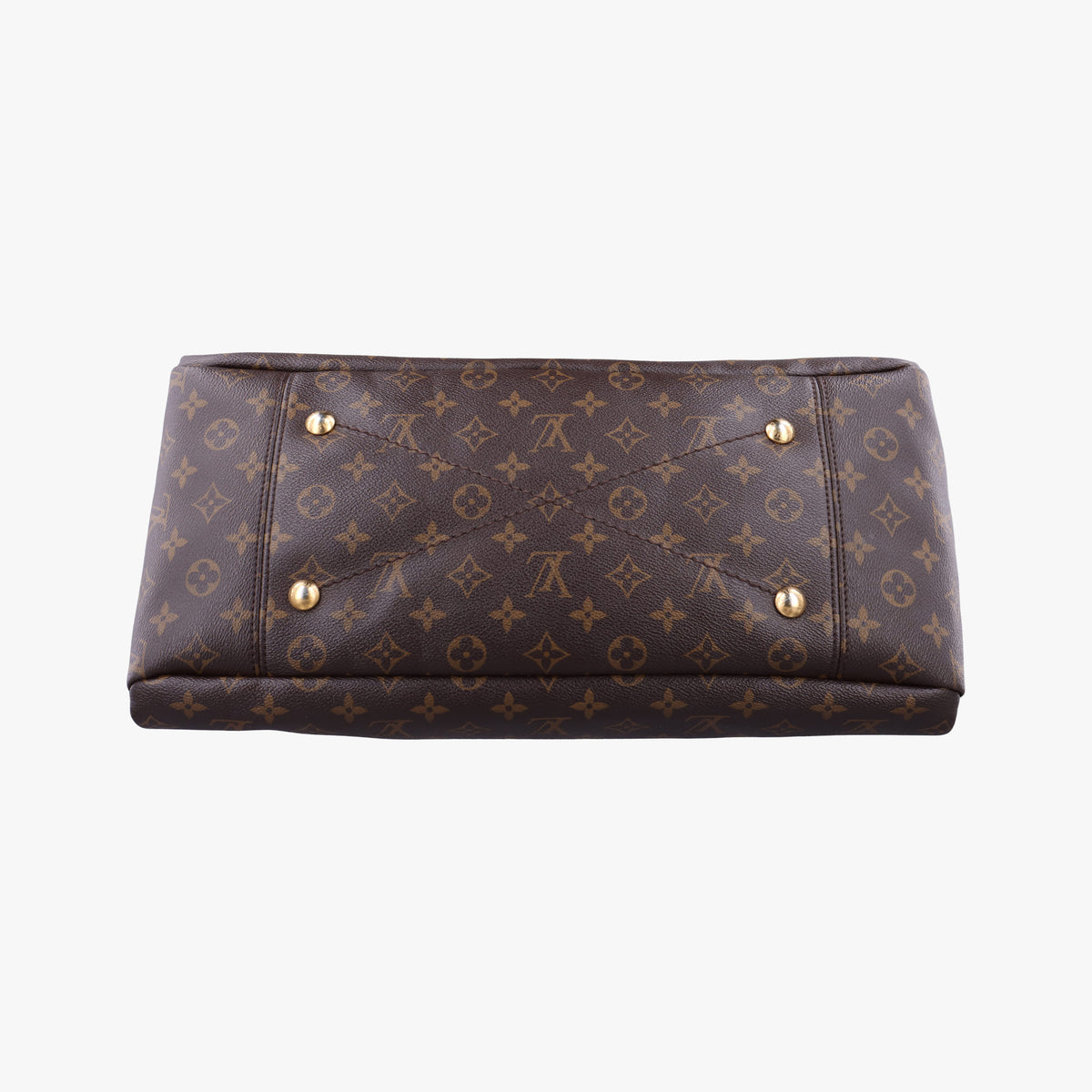 Pre-owned Louis Vuitton ARTSY MM BROWN Monogram Canvas M40249 handbag | stylenewstar