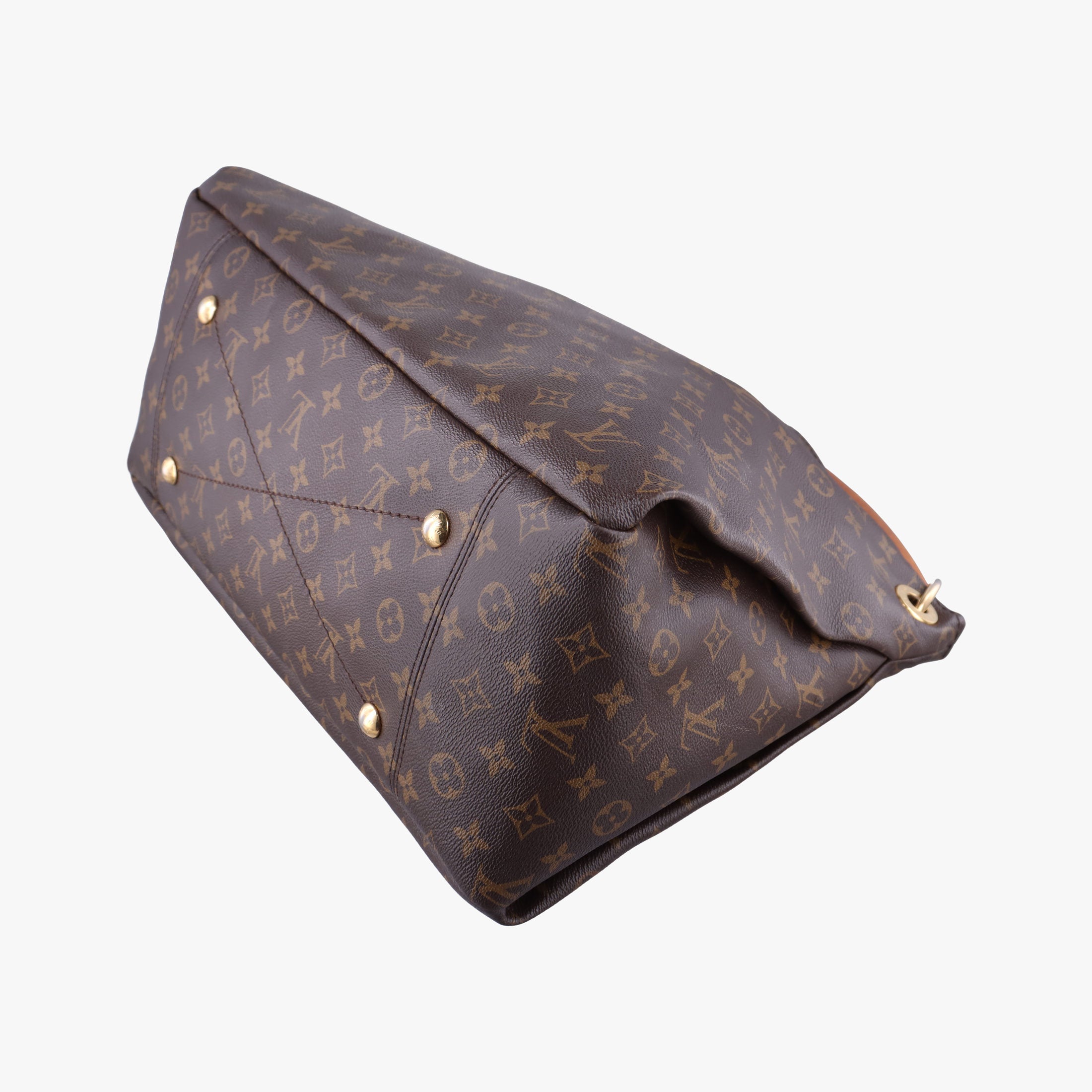Pre-owned Louis Vuitton ARTSY MM BROWN Monogram Canvas M40249 handbag | stylenewstar
