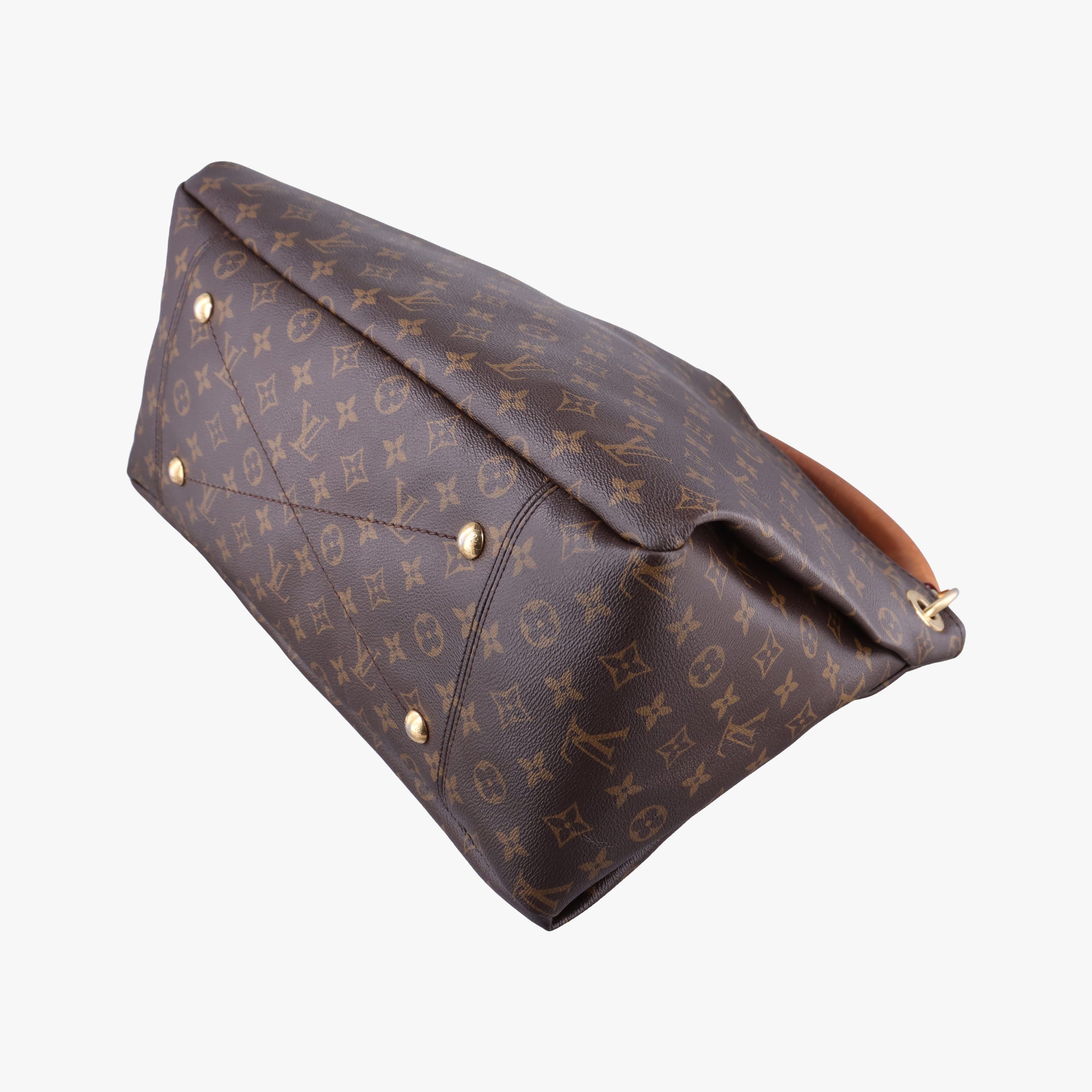 Pre-owned Louis Vuitton ARTSY MM BROWN Monogram Canvas M40249 handbag | stylenewstar