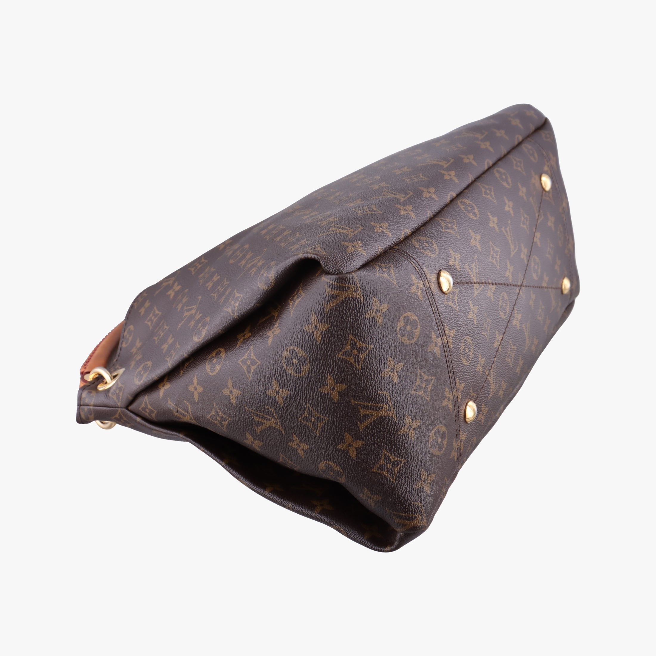 Pre-owned Louis Vuitton ARTSY MM BROWN Monogram Canvas M40249 handbag | stylenewstar
