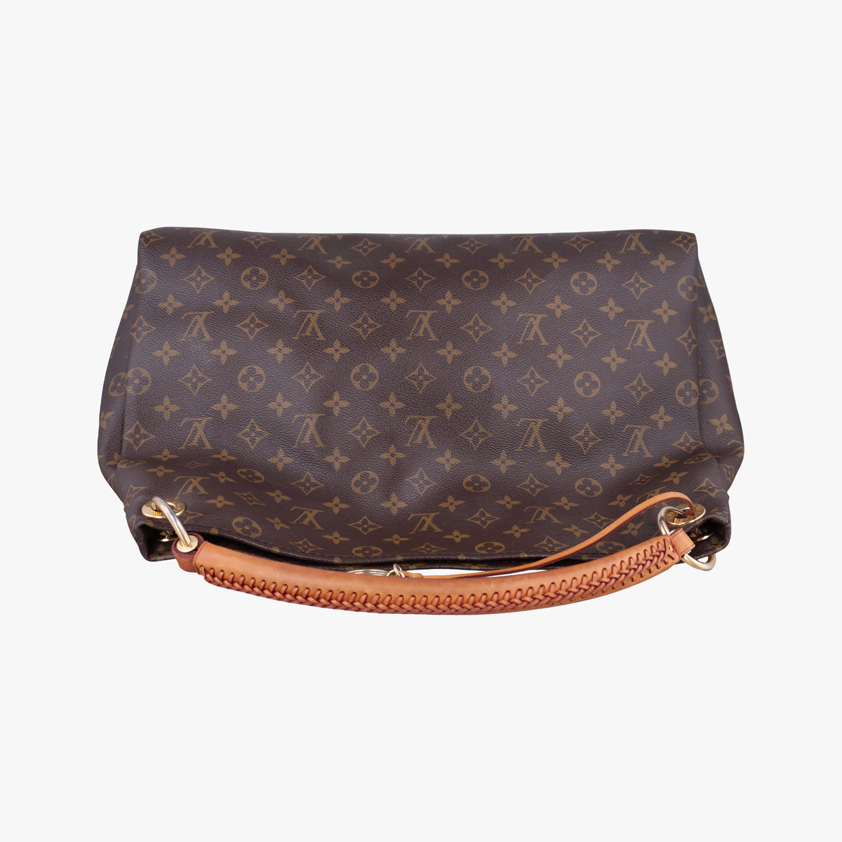 Pre-owned Louis Vuitton ARTSY MM BROWN Monogram Canvas M40249 handbag | stylenewstar