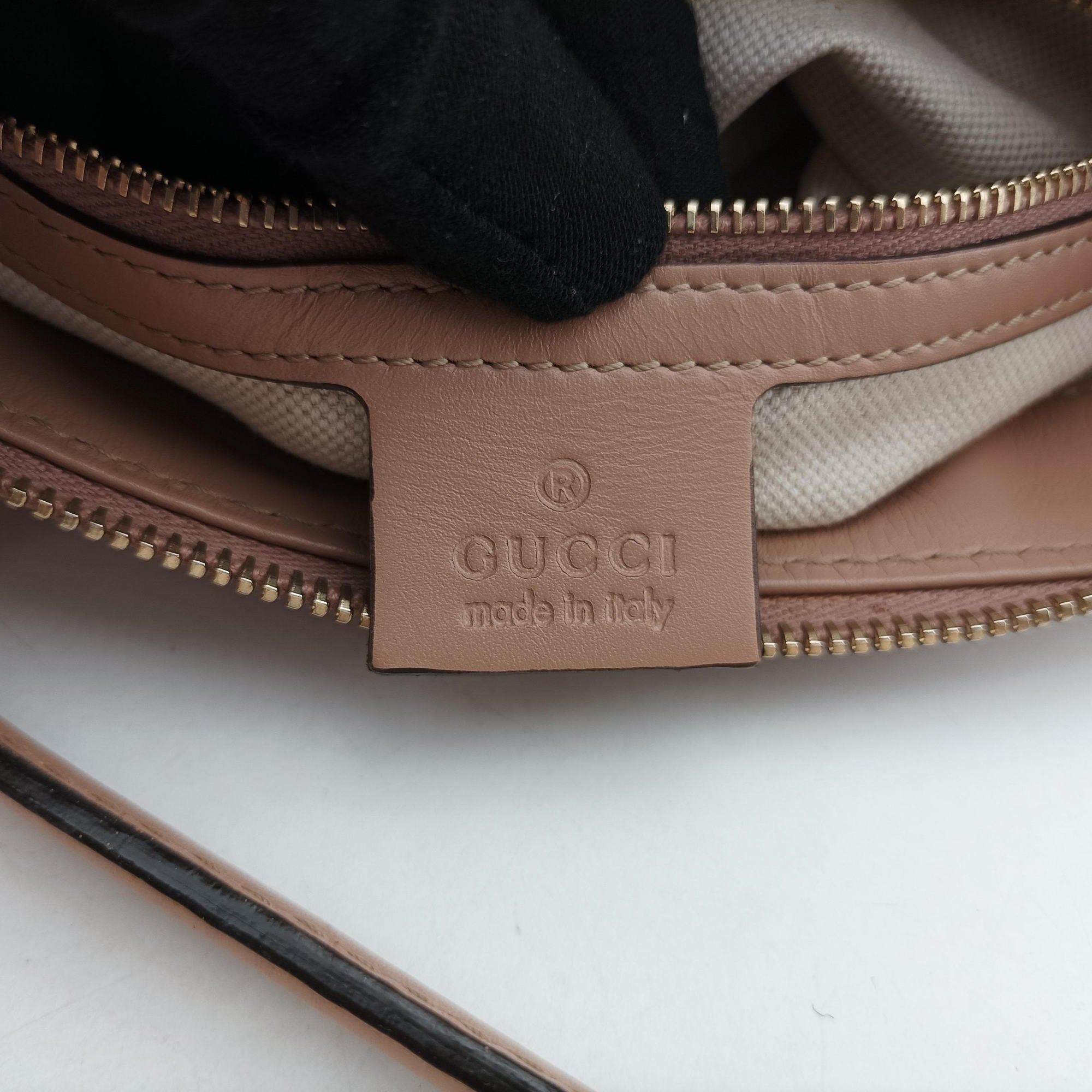 Vintage Gucci Mayfair Bow Tote Beige×pink Canvas×Leather 269894 shoulderbag | stylenewstar